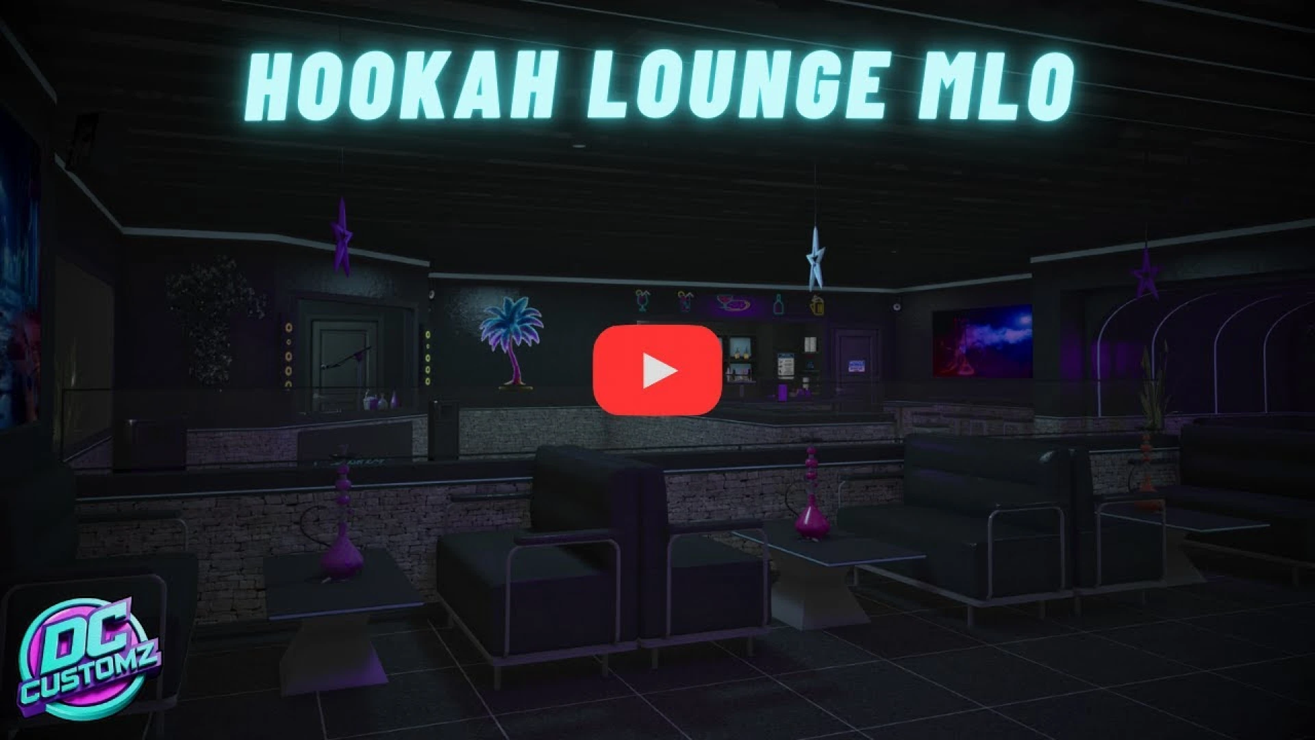 Hookah lounge MLO nightlife bar interior for FiveM