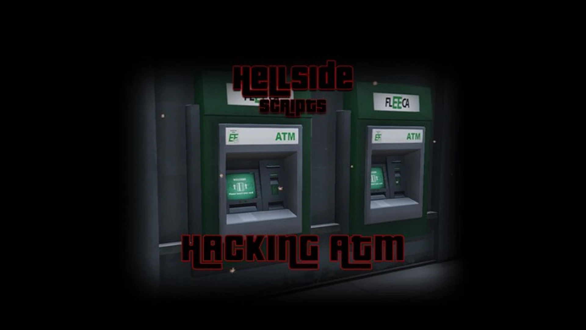 FiveM ATM robbery drilling into a city cash machine