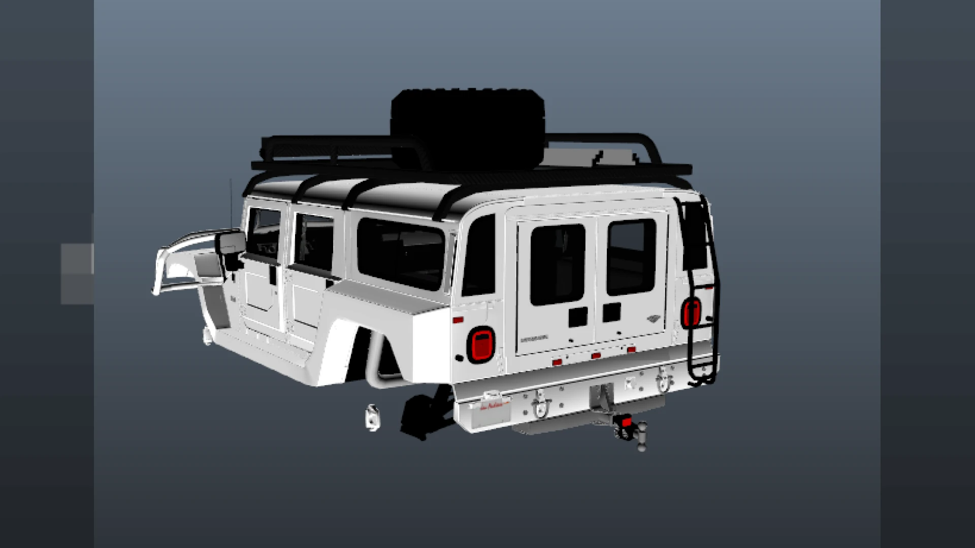 Hummer off-road SUV 4x4 add-on for FiveM — view 2