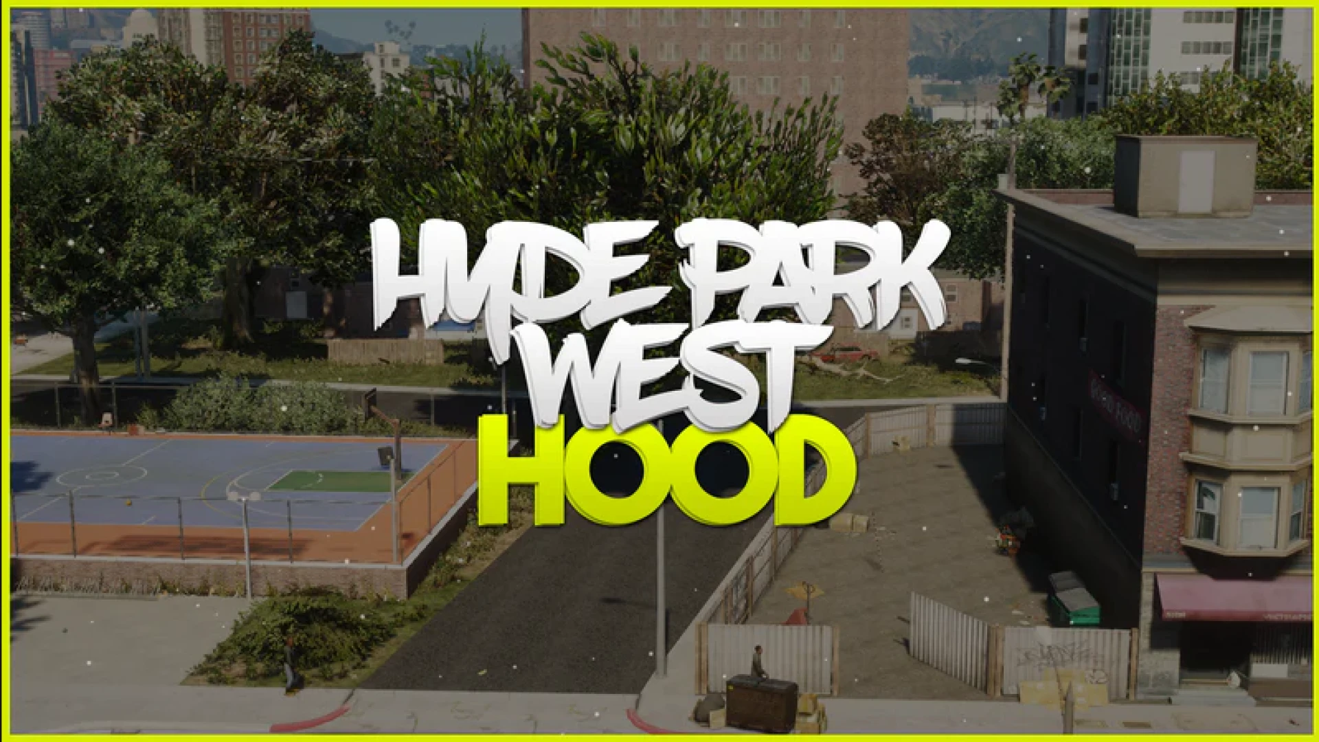 Hyde park west hood street corner in FiveM
