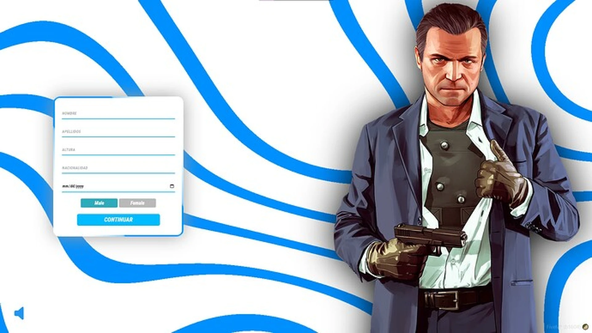 Identity registration script V4 character creation UI in FiveM