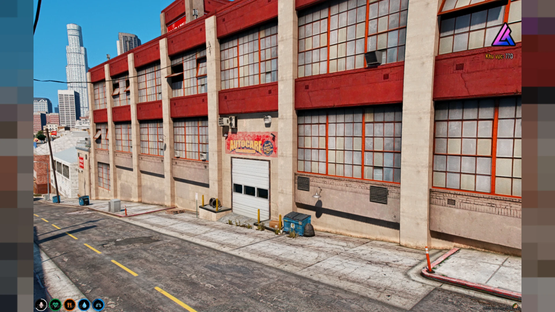 Import Garage MLO tuning shop with work bays and lift in FiveM