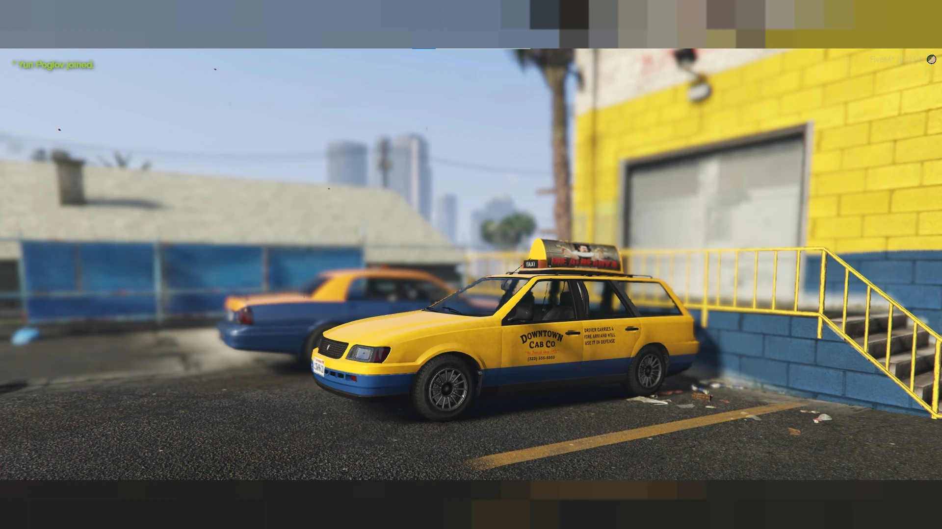Ingot Taxi lore-friendly cab FiveM add-on — view 2