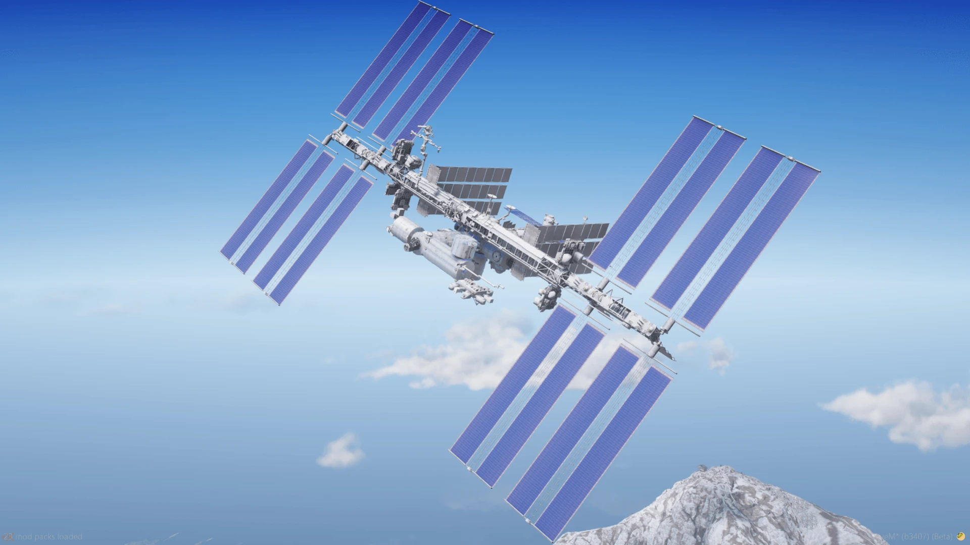Space station MLO orbital modules and corridors in FiveM