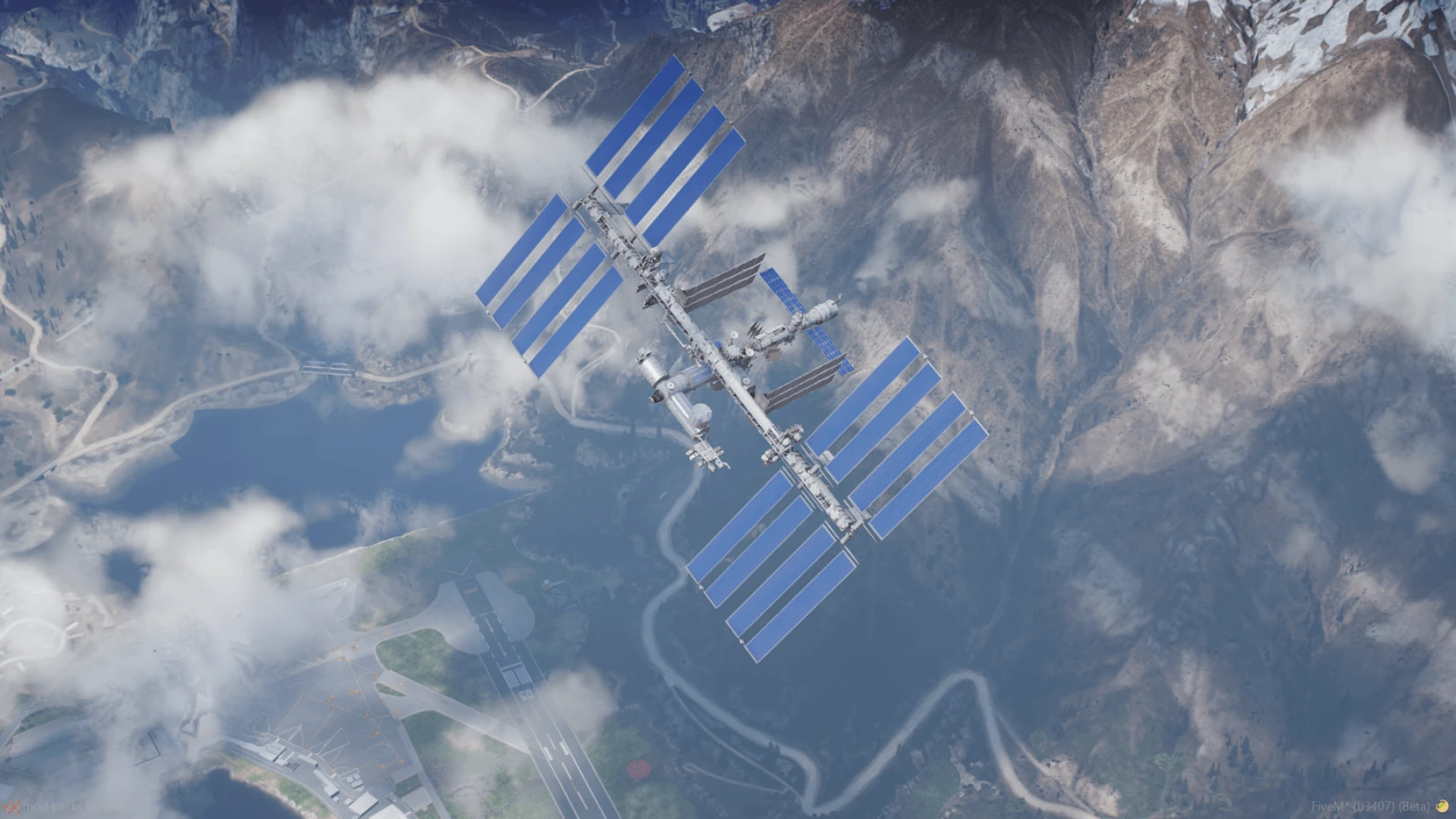 Space station MLO orbital modules and corridors in FiveM — view 2