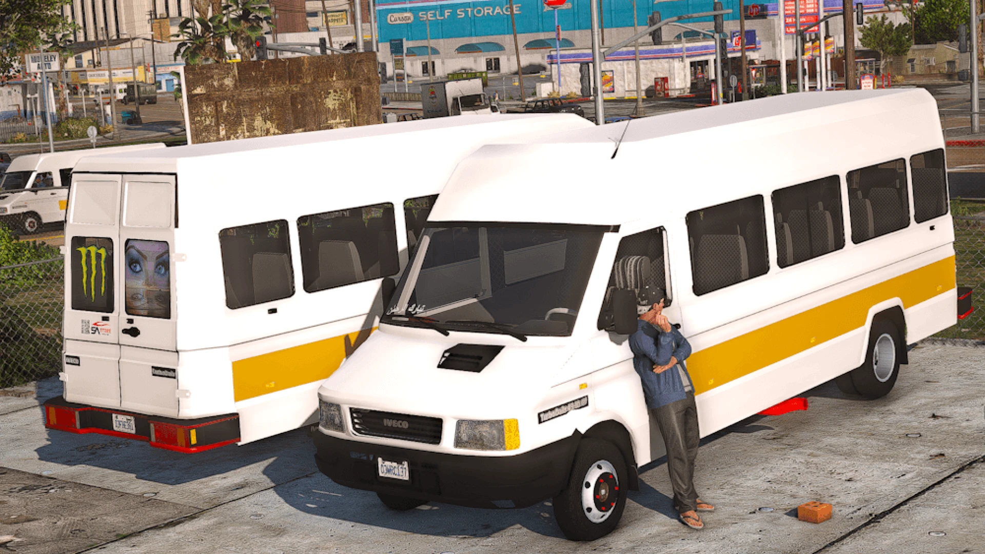 Iveco Libyan Bus FiveM add-on vehicle