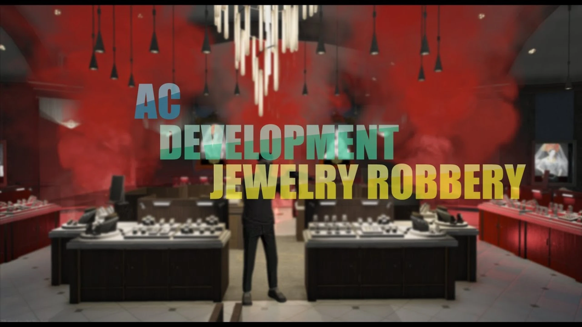 Jewelry Robbery FiveM script preview showing the jewelry store robbery in-game