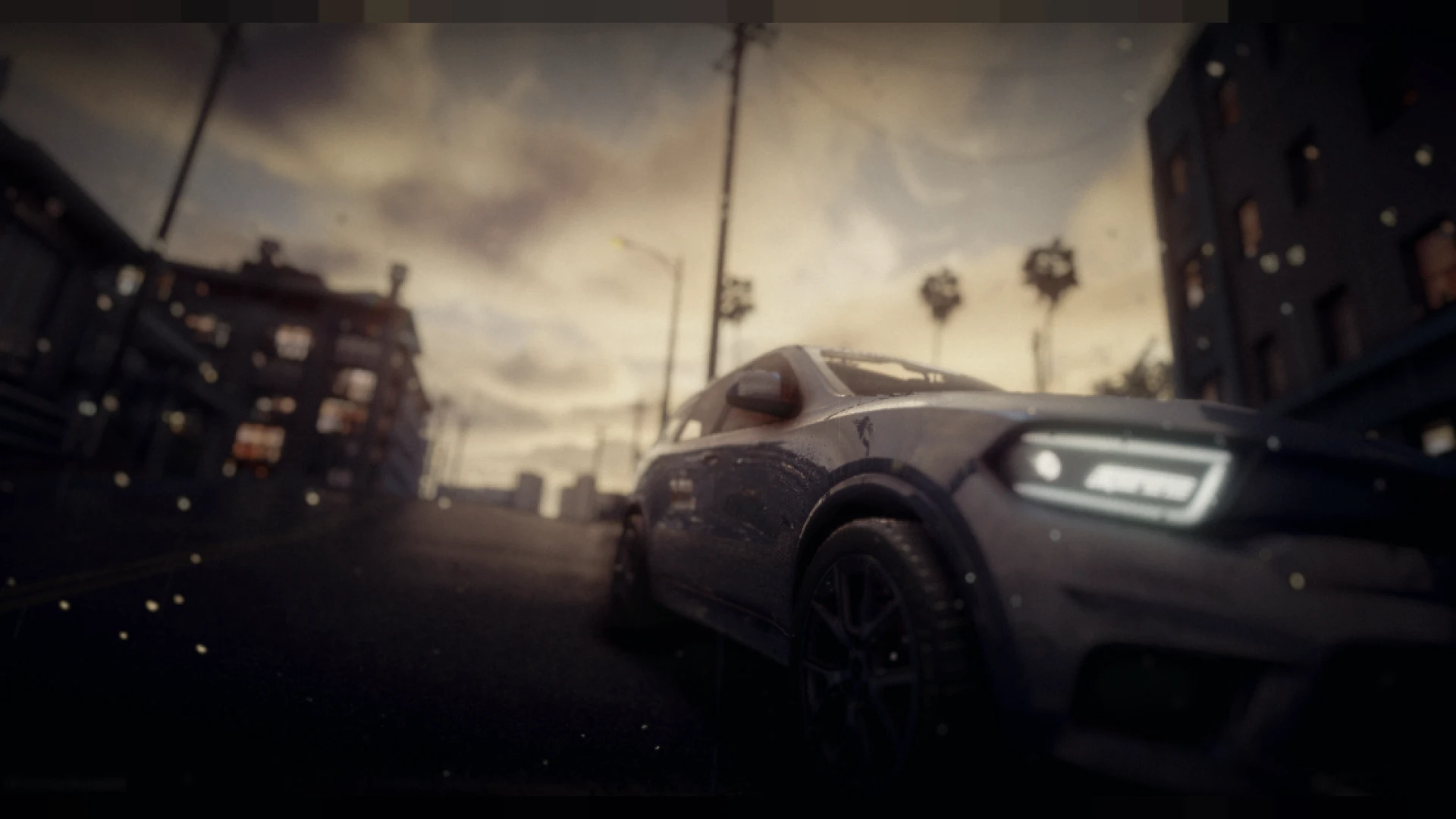 Junkieh Preset cinematic reshade grade on a night-time FiveM scene