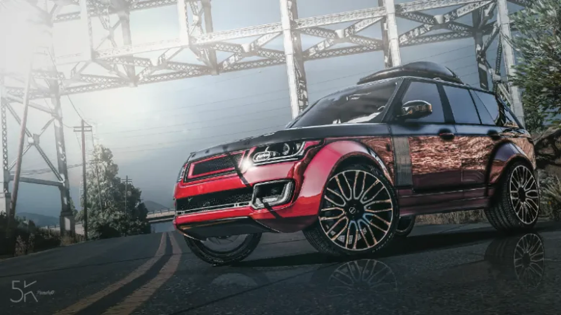Kahn Range Rover FiveM luxury SUV add-on with bodykit styling