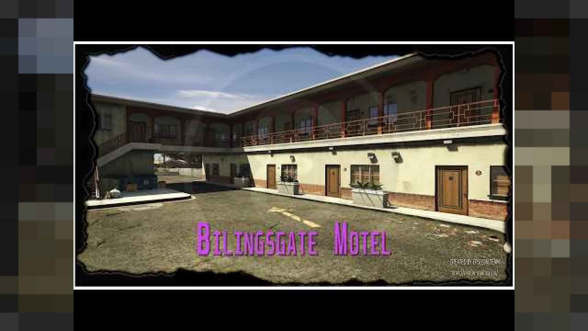 Kiiya Bilingsgate Motel vintage roadside guest rooms interior for FiveM