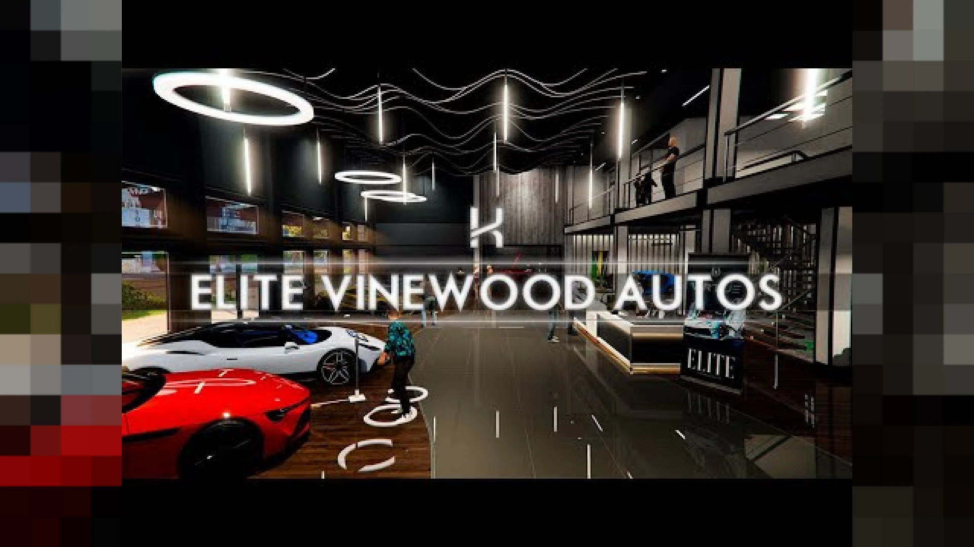 Kiiya Elite Autos MLO showroom interior preview for FiveM roleplay