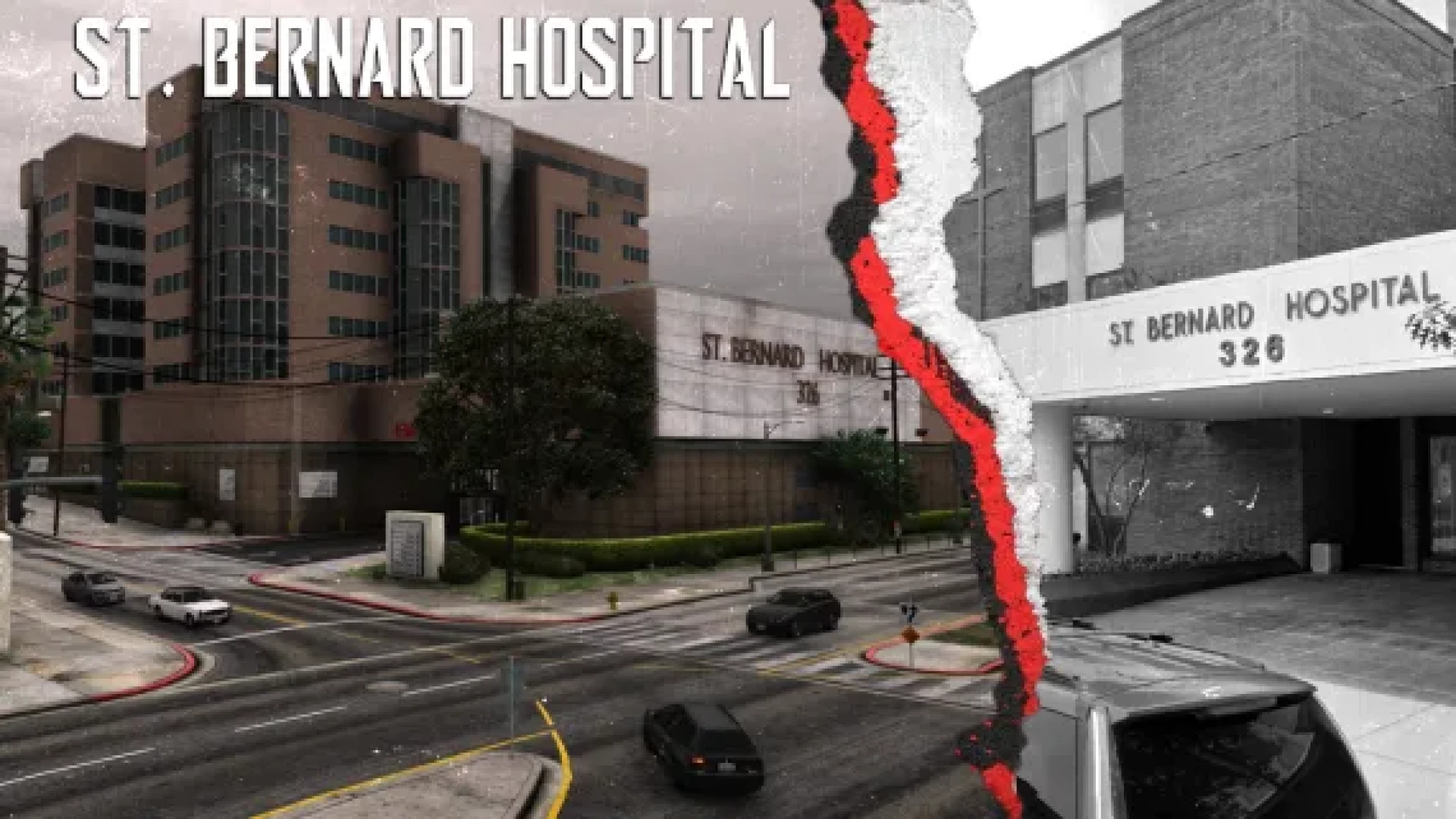 St bernard hospital EMS interior with reception and treatment rooms