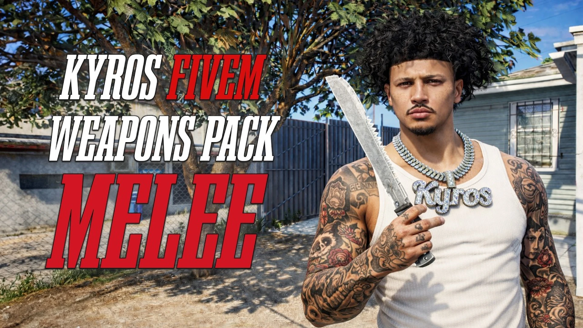 Kyros melee weapon pack close-combat tools for FiveM