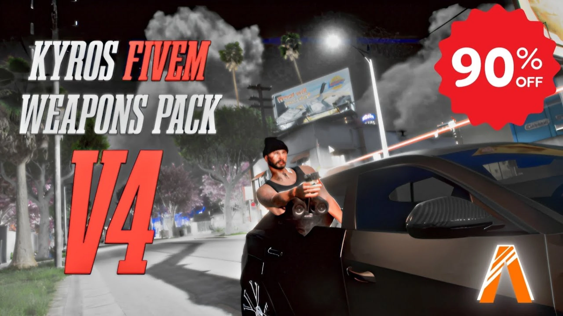 Kyros weapon pack V4 firearm set for FiveM