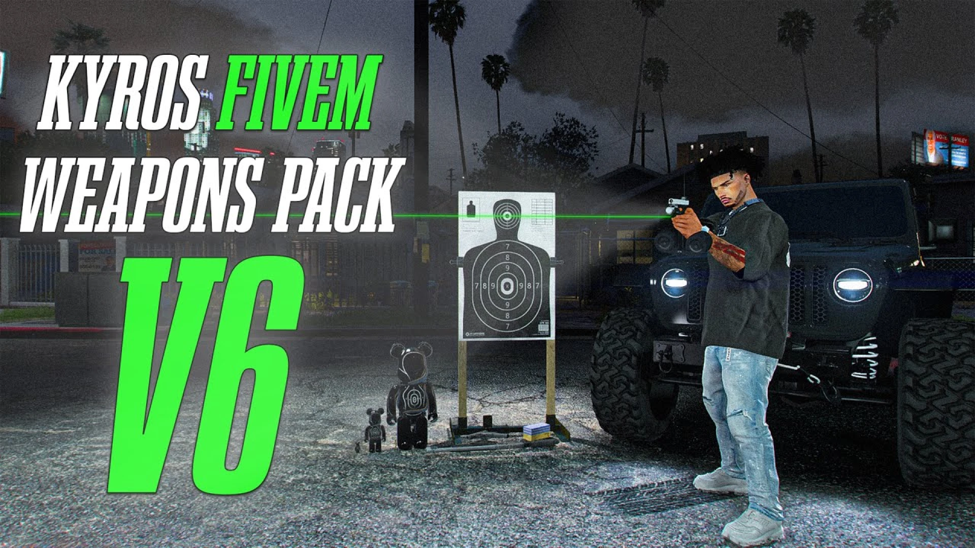 Kyros weapon pack firearm models for FiveM roleplay
