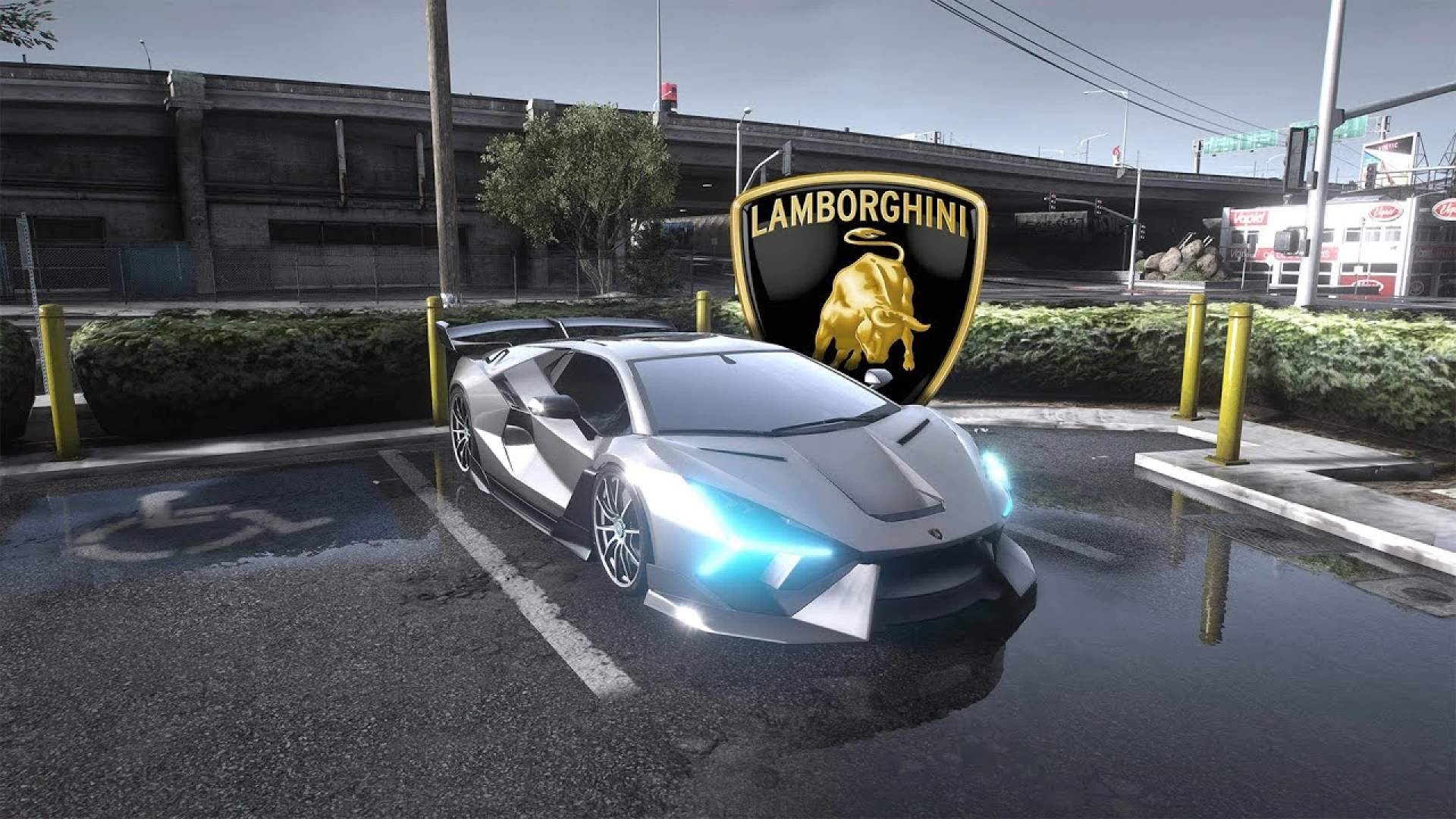 Aventador SVJ Successor Hycade FiveM widebody concept add-on — view 2
