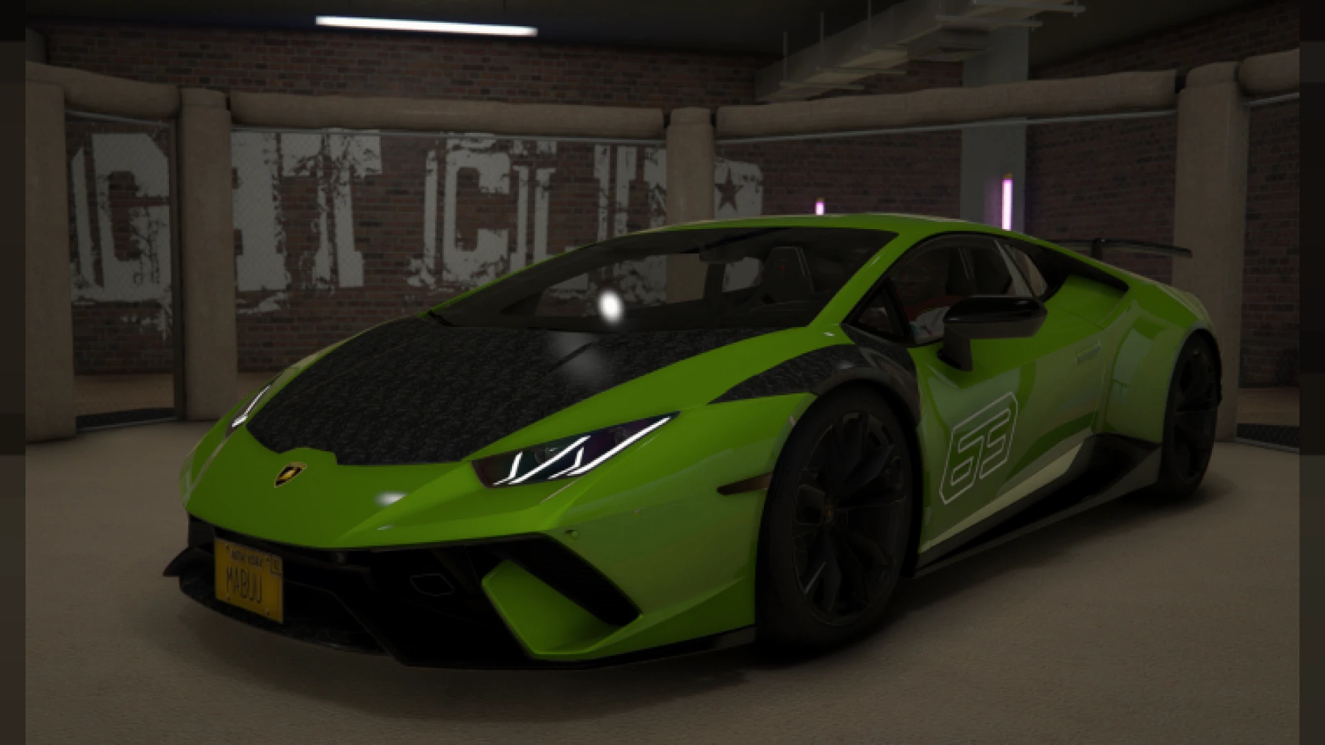 Huracan Performante FiveM add-on Lamborghini supercar with aero kit