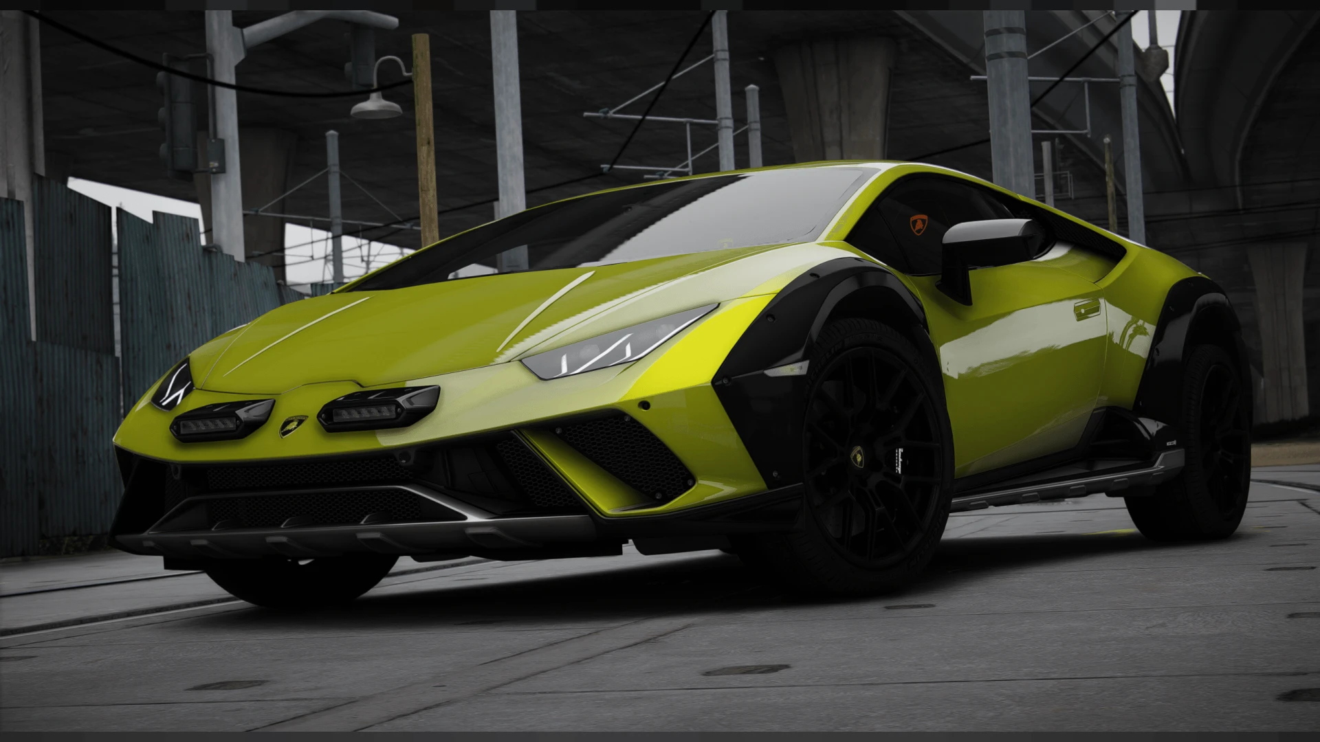 Lamborghini Huracan Sterrato 2023 off-road supercar for FiveM — view 2