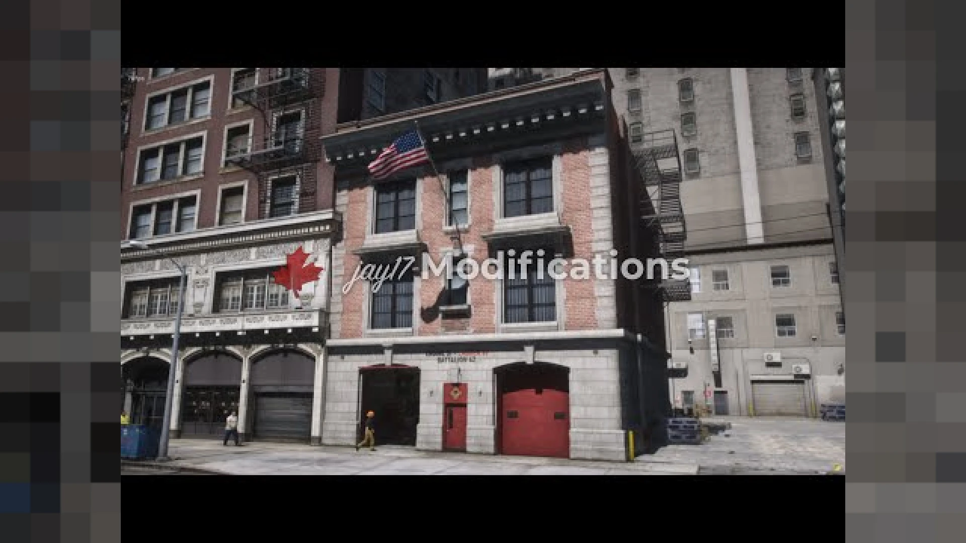 Legion Fire Station MLO interior for FiveM