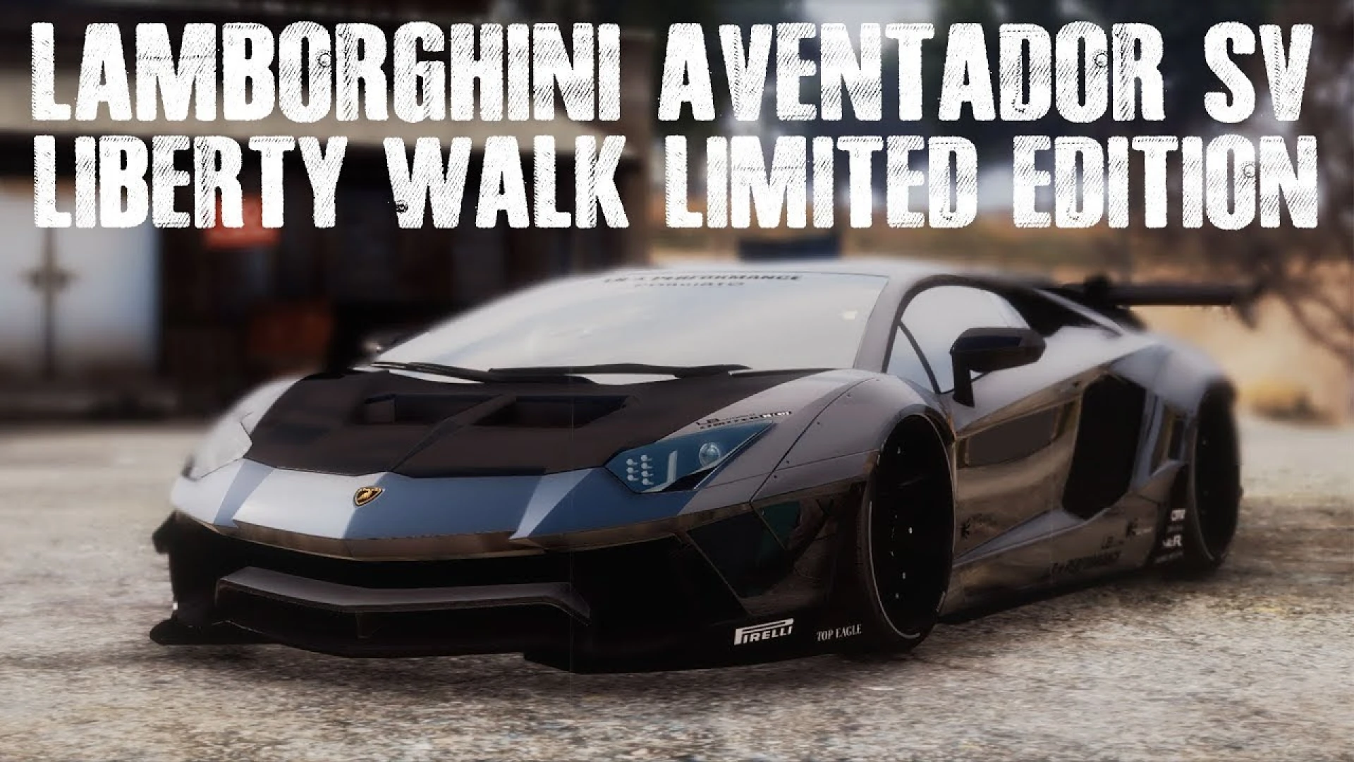 Liberty Walk Aventador LP750 SV widebody Lamborghini in FiveM — view 2
