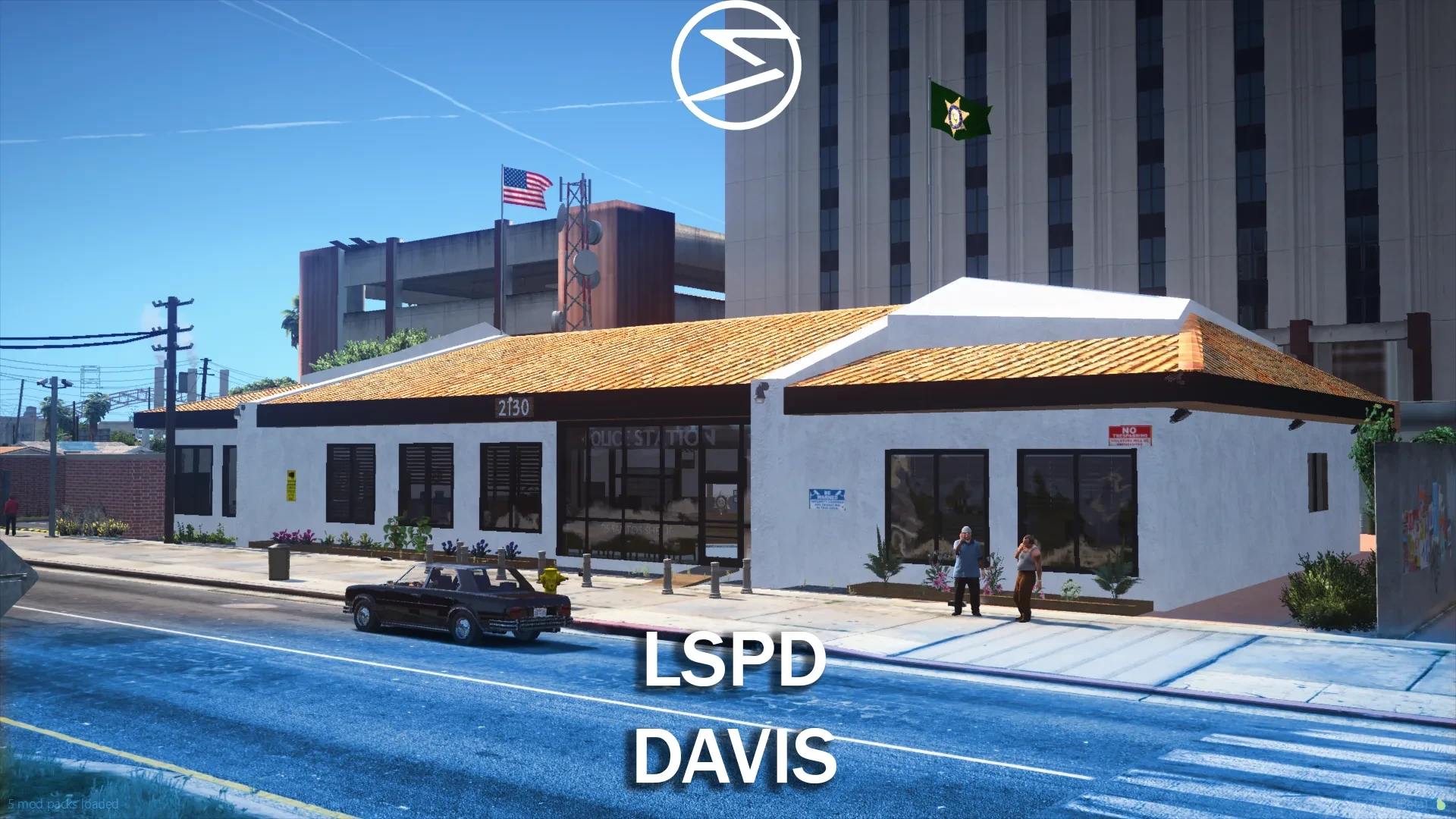 Sheriff department mlo station cells and offices for FiveM roleplay