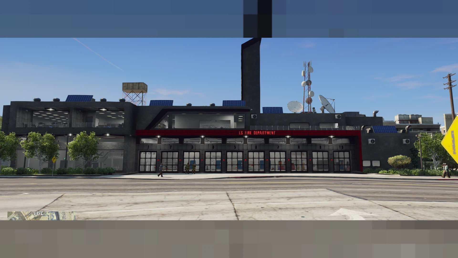 LS fire department engine bays and firefighter interior in FiveM
