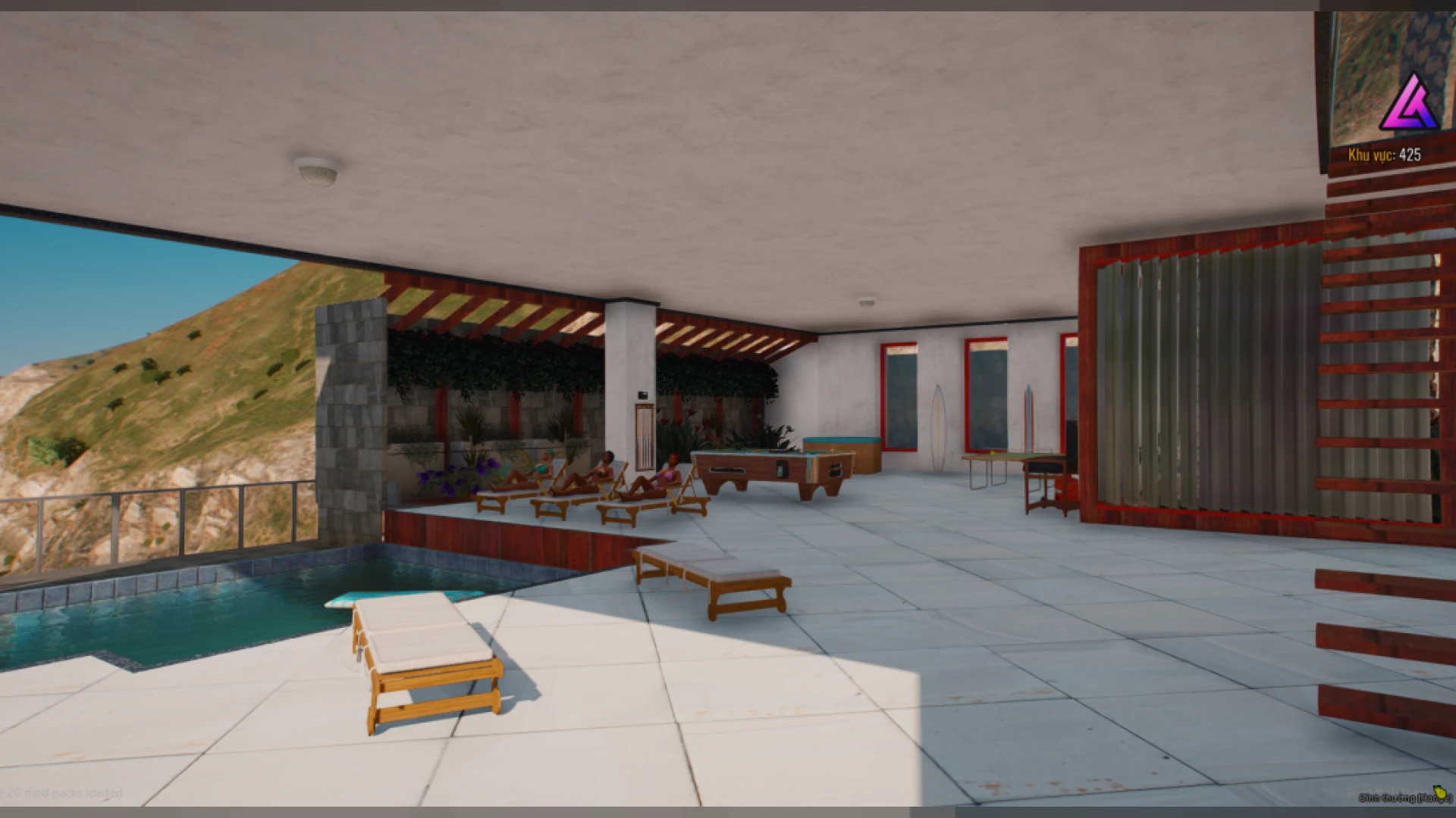 Mafia house MLO interior meeting room in FiveM — view 2