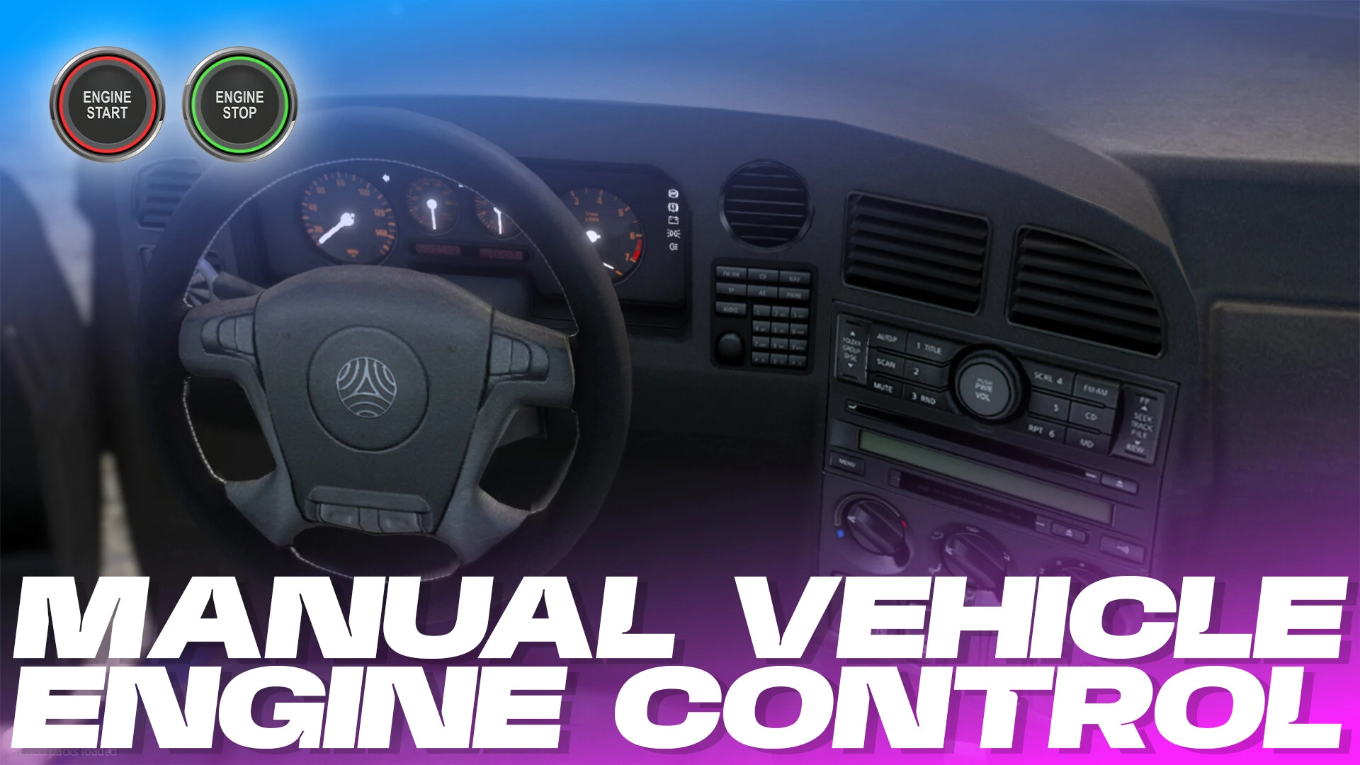 Manual Engine Control FiveM script — manually starting a vehicle engine