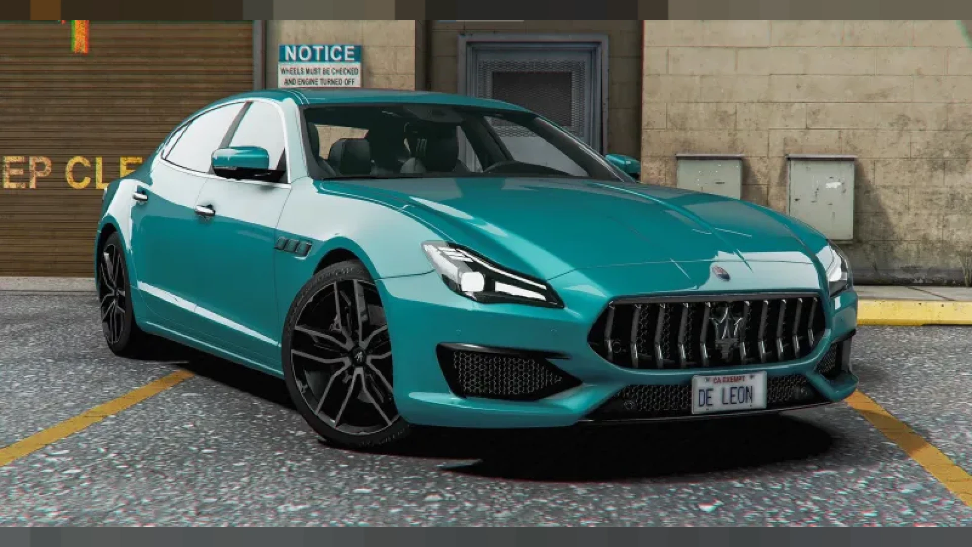 Maserati Quattroporte luxury sedan for FiveM