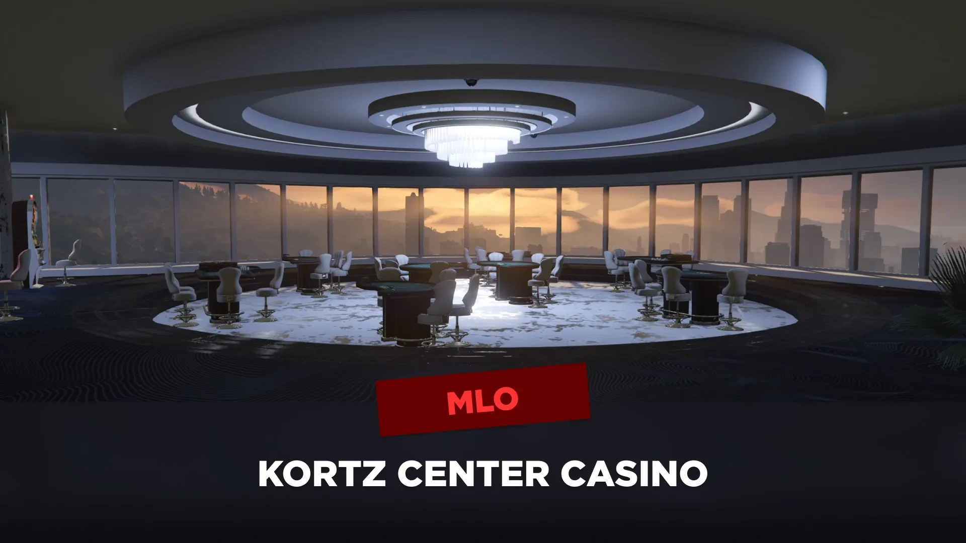 Kortz Casino MLO gambling floor interior for FiveM nightlife roleplay