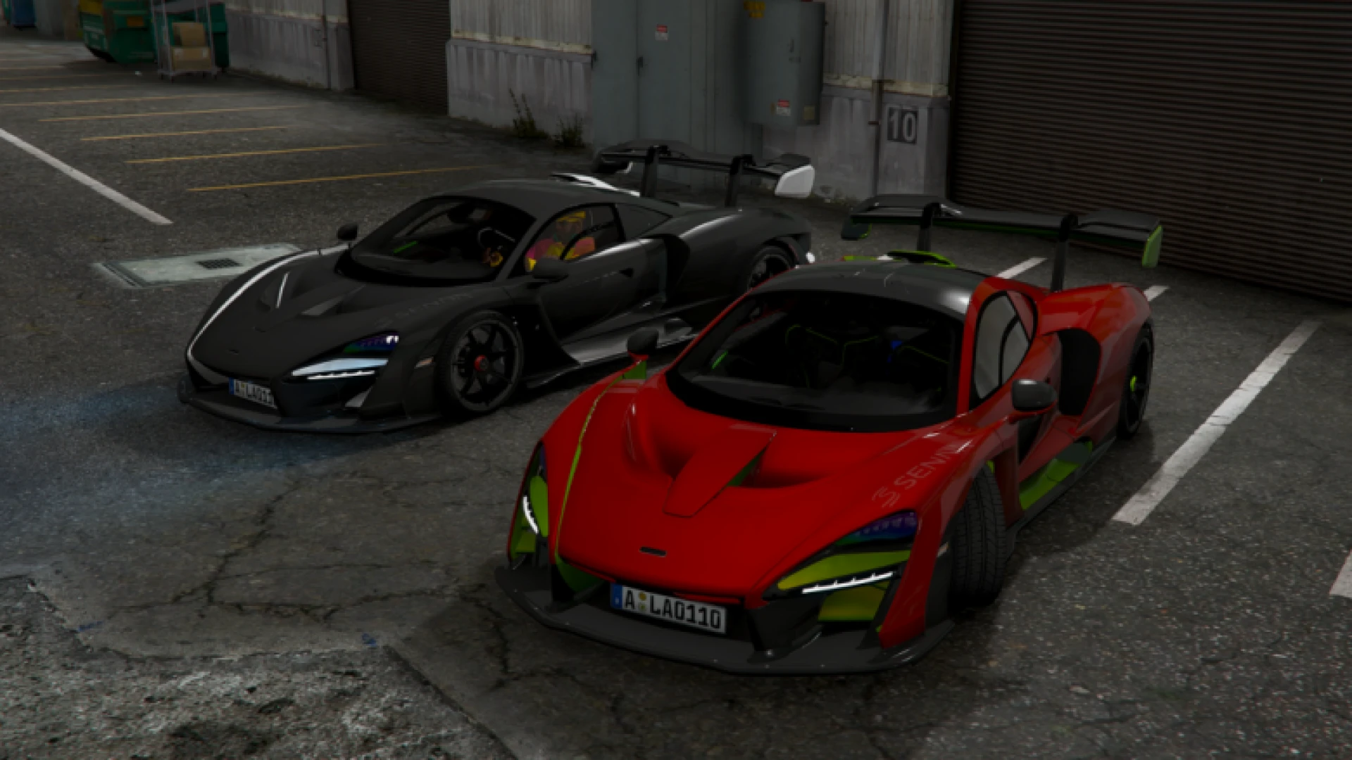 McLaren Senna MSO FiveM track hypercar add-on in GTA V