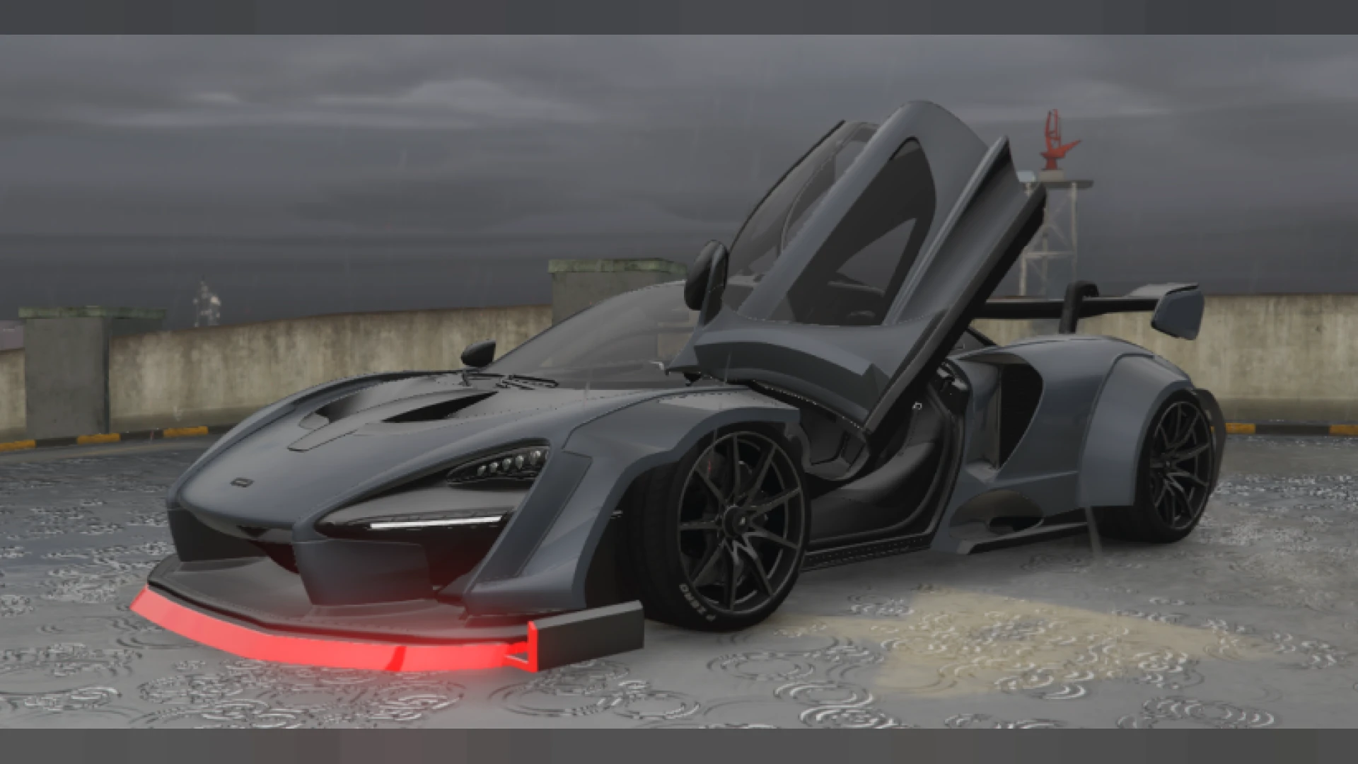 McLaren Senna Widebody Neon Edition FiveM custom supercar add-on