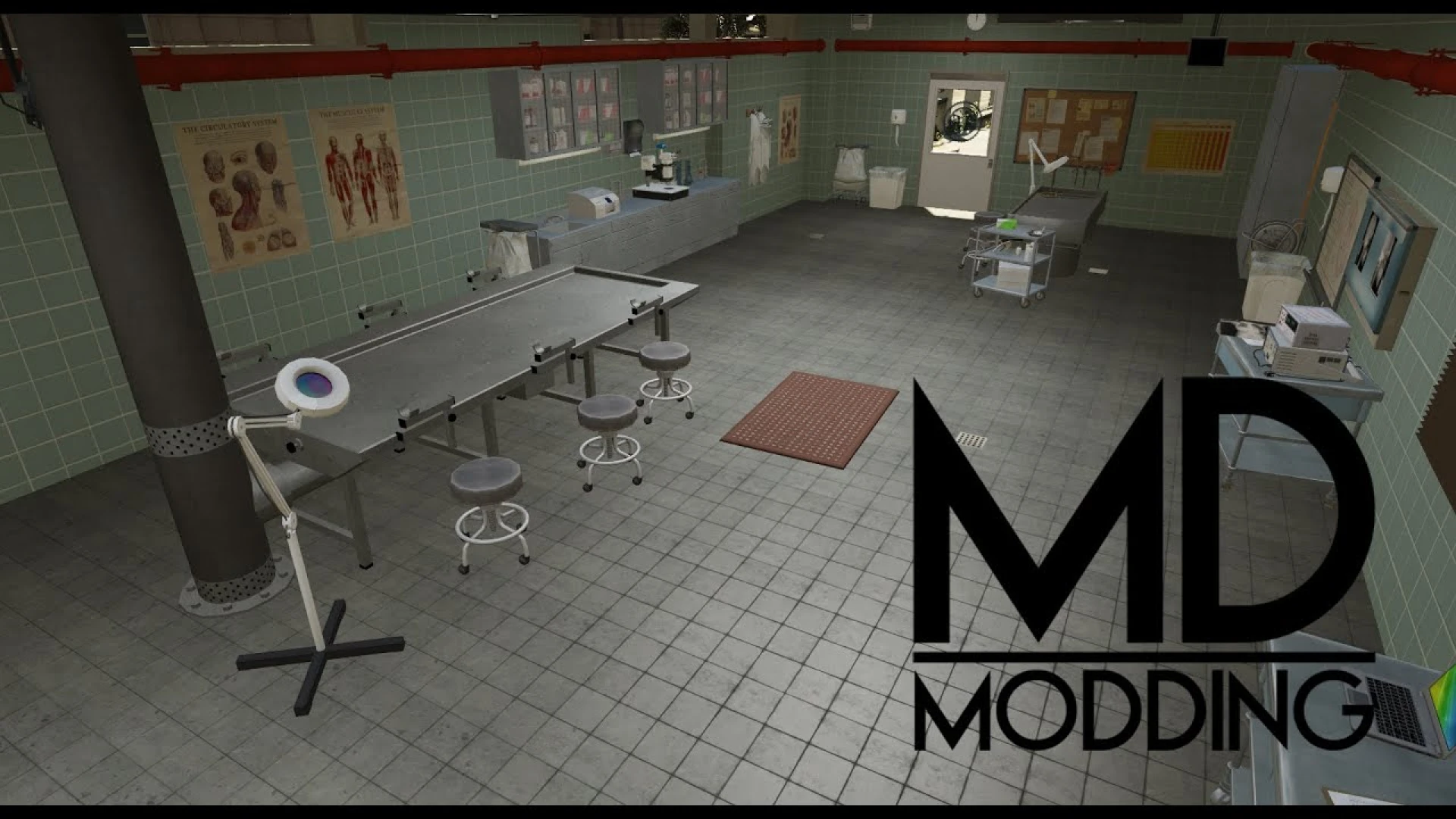 MD Modding Coroner MLO morgue interior for FiveM