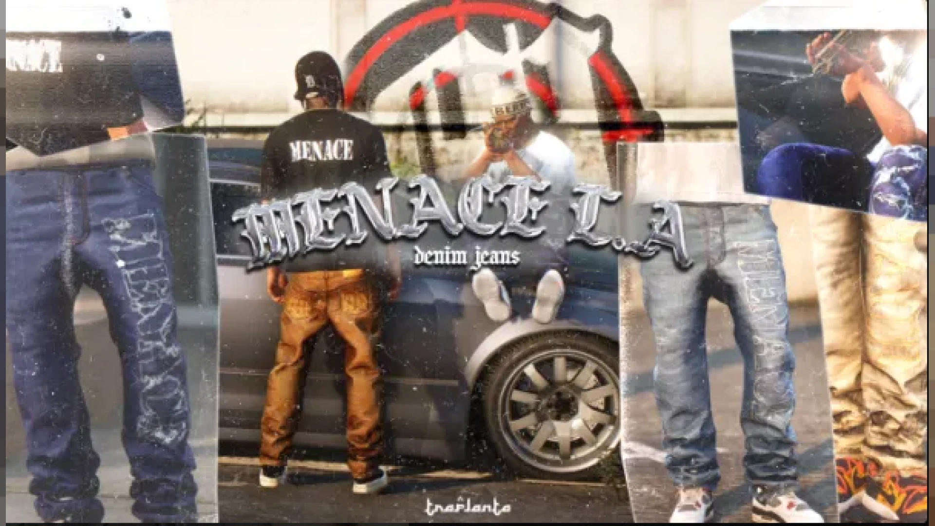 Menace LA denim jeans on an MP Male character in FiveM