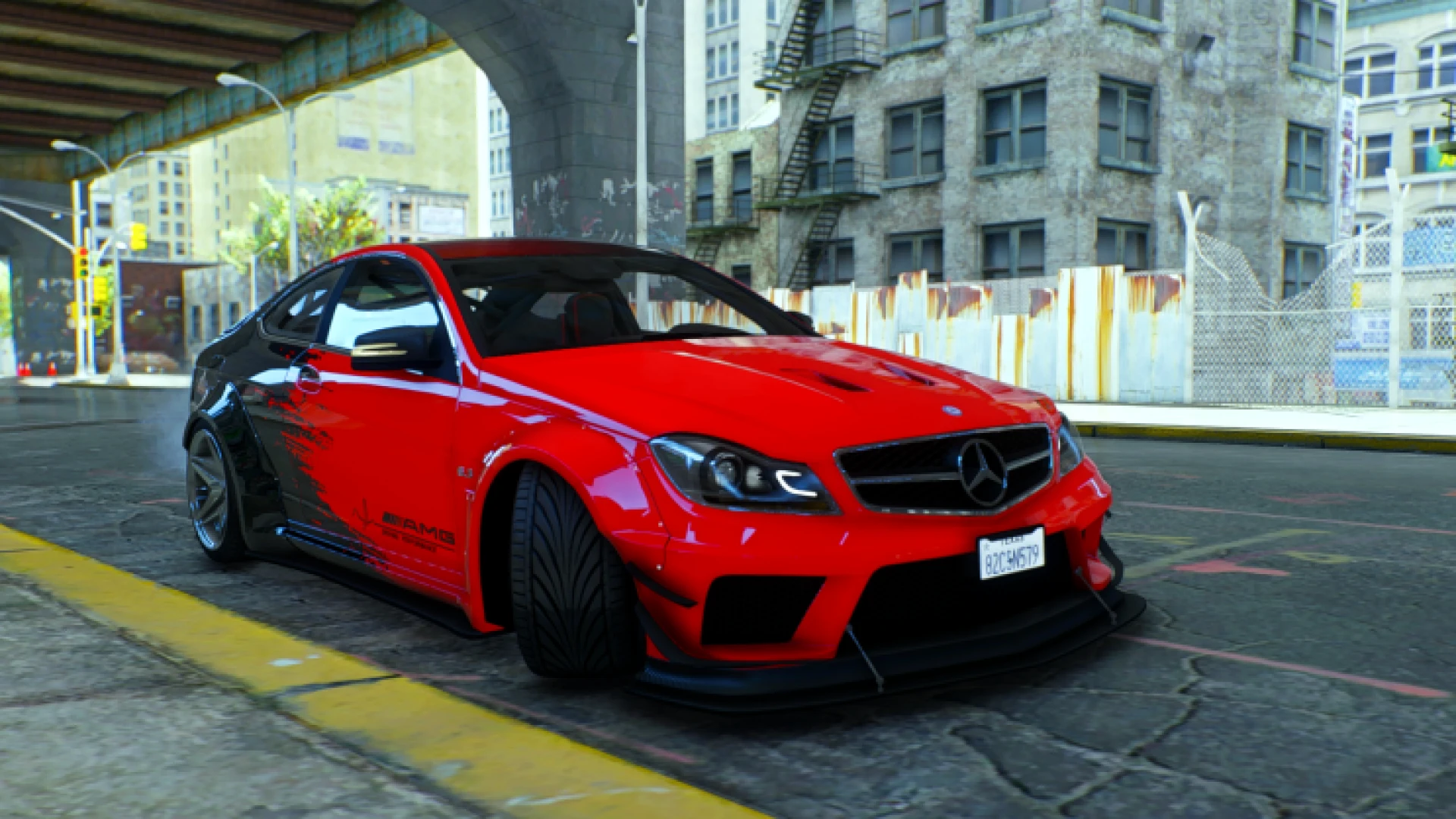 Mercedes-Benz C63 AMG performance car for FiveM