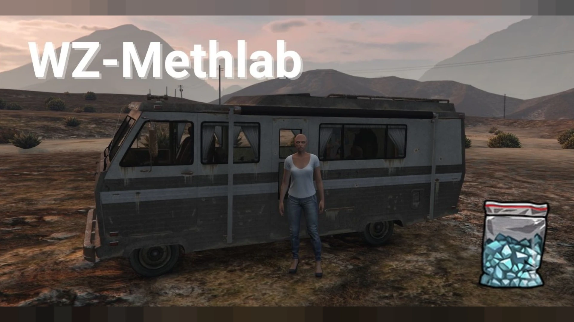Meth Lab RV FiveM script — cooking meth inside a mobile RV lab