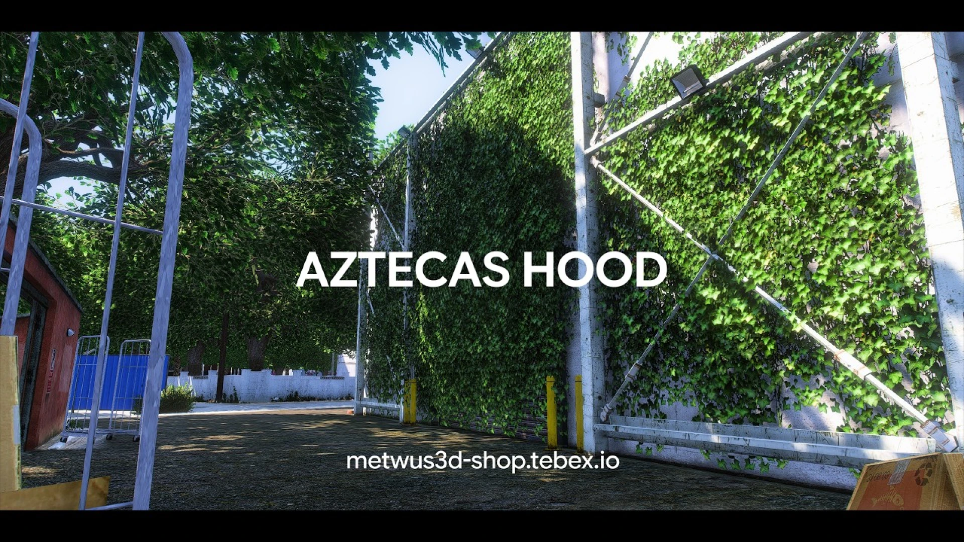 Aztecas Hood MLO gritty gang neighborhood turf for FiveM