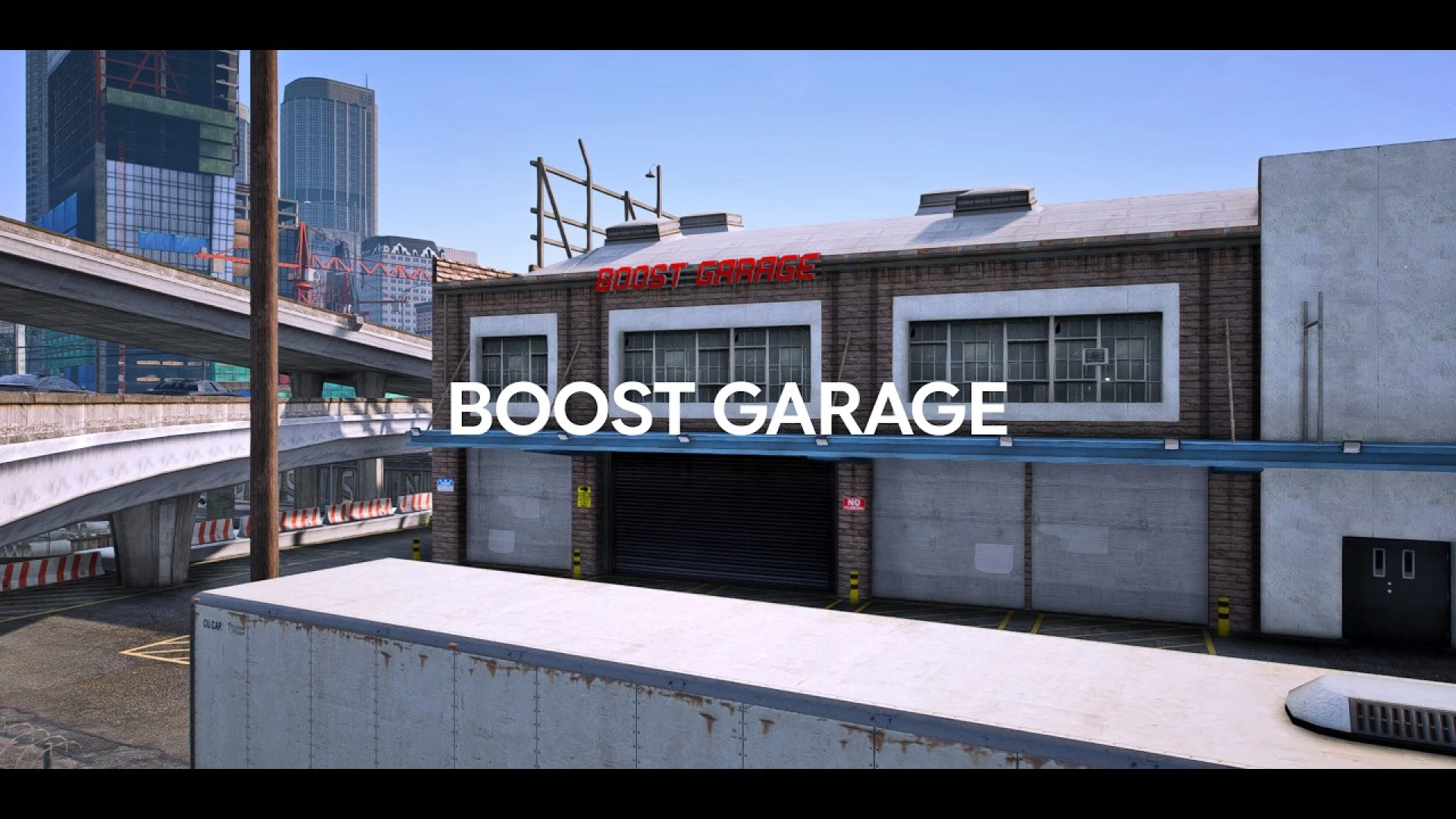 Interior of the boost garage mlo mechanic workshop for FiveM