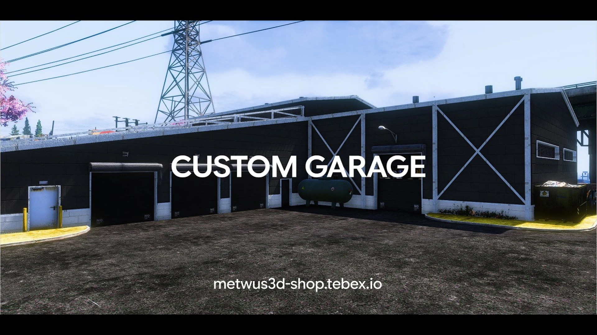Metwu3D Custom Car Garage Custom Car Garage shown in-game for FiveM