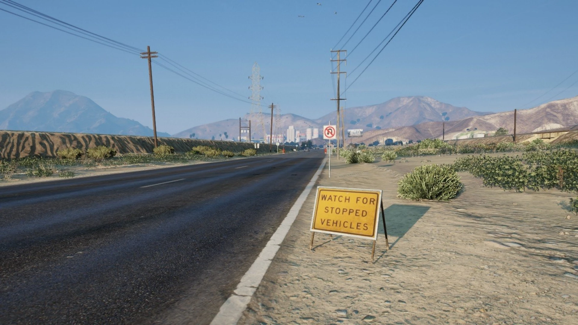 Sandy checkpoints desert barriers watchtowers and guard posts in FiveM