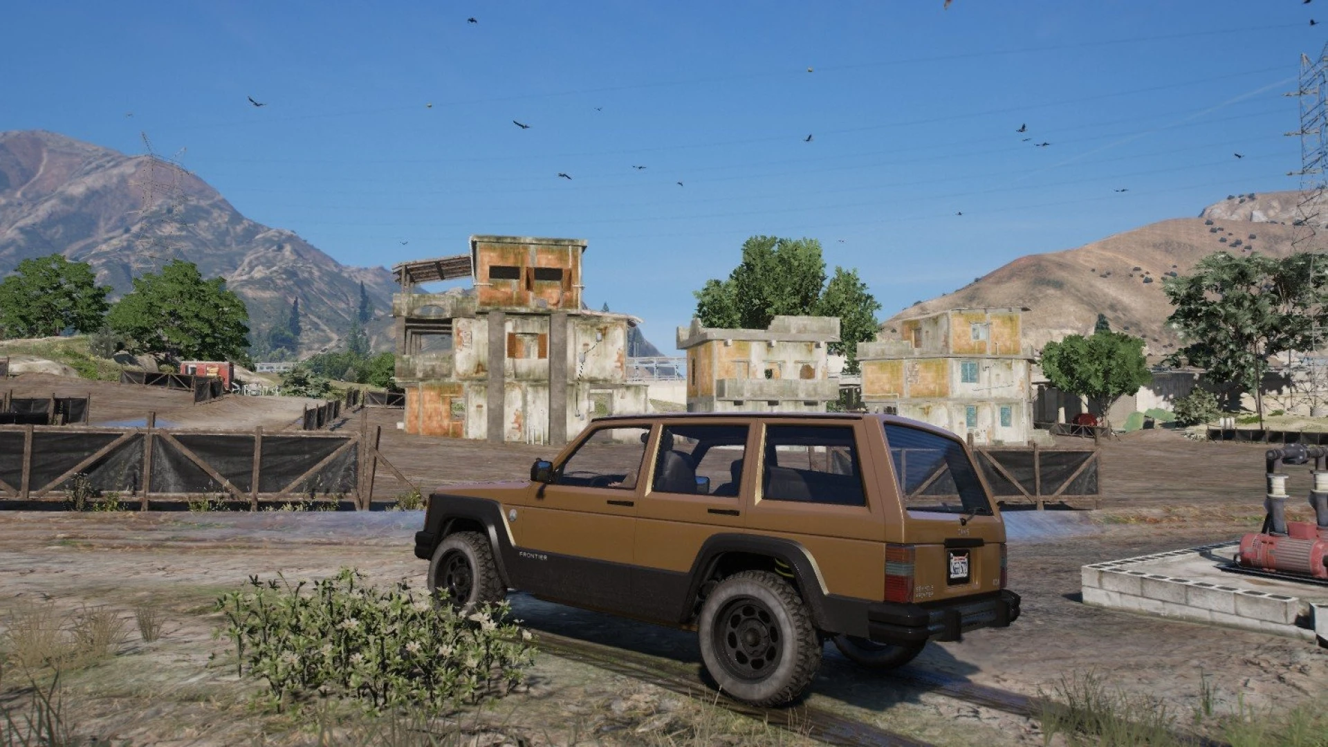 Terrorist Base MLO fortified desert compound with bunkers in FiveM