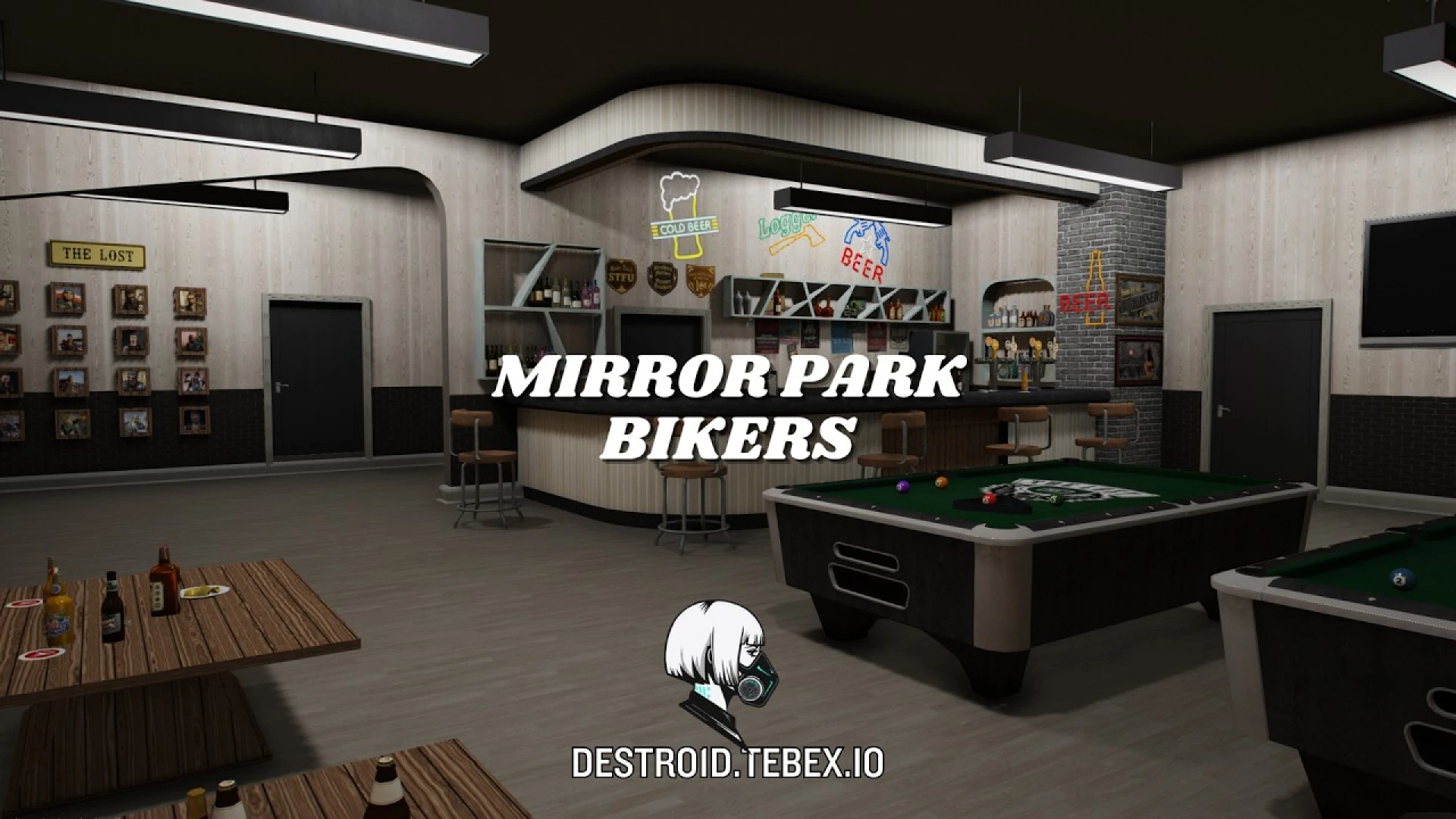 Destro1d Mirror Park Bikers MLO biker clubhouse interior for FiveM