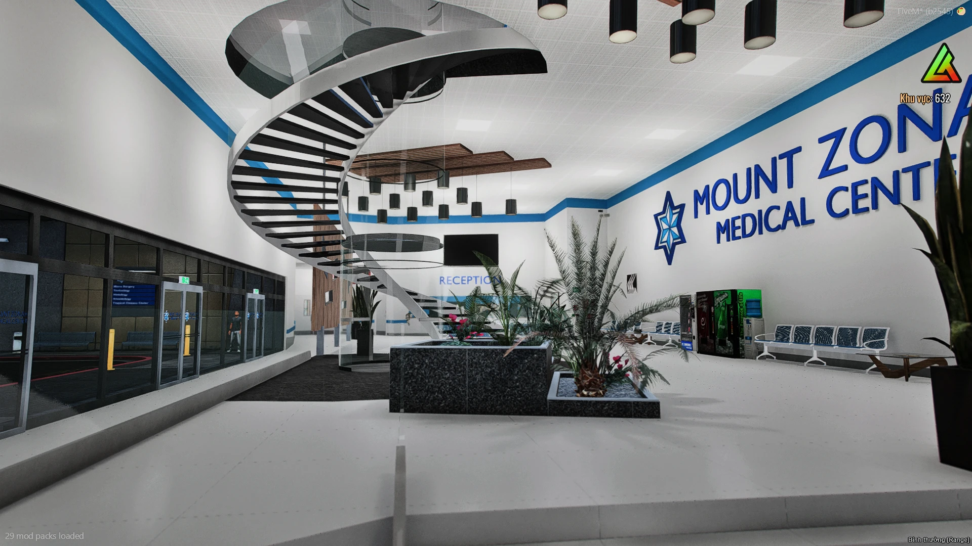 Reception and ward area inside the zonah hospital mlo — view 2