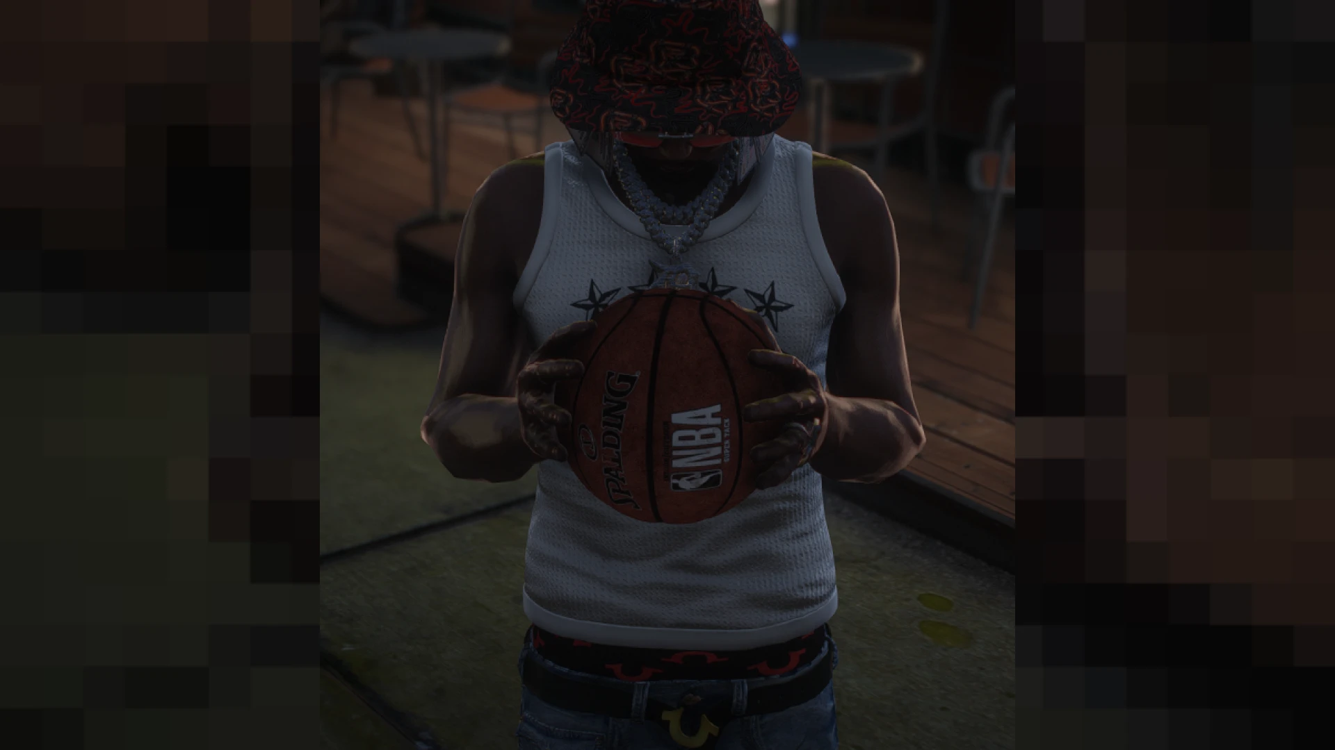 MVP ReShade preset applied to a FiveM street scene