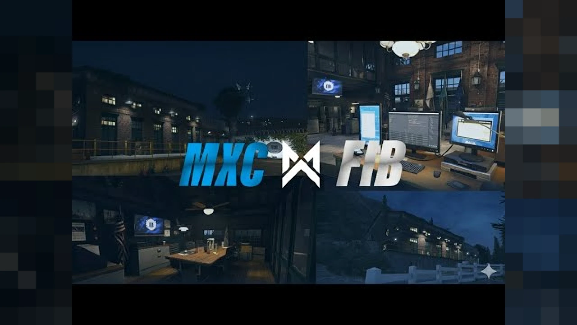 MXC FIB MLO FiveM federal headquarters interior with offices and cells