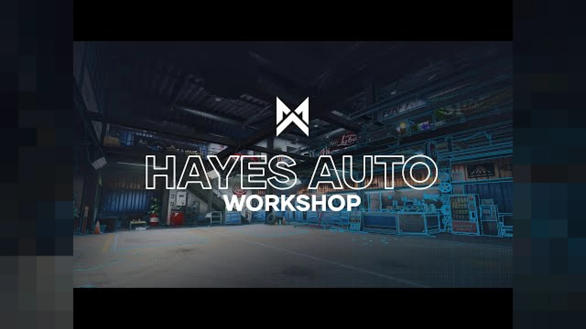 MXC Hayes Auto MLO mechanic garage interior with repair bays in FiveM