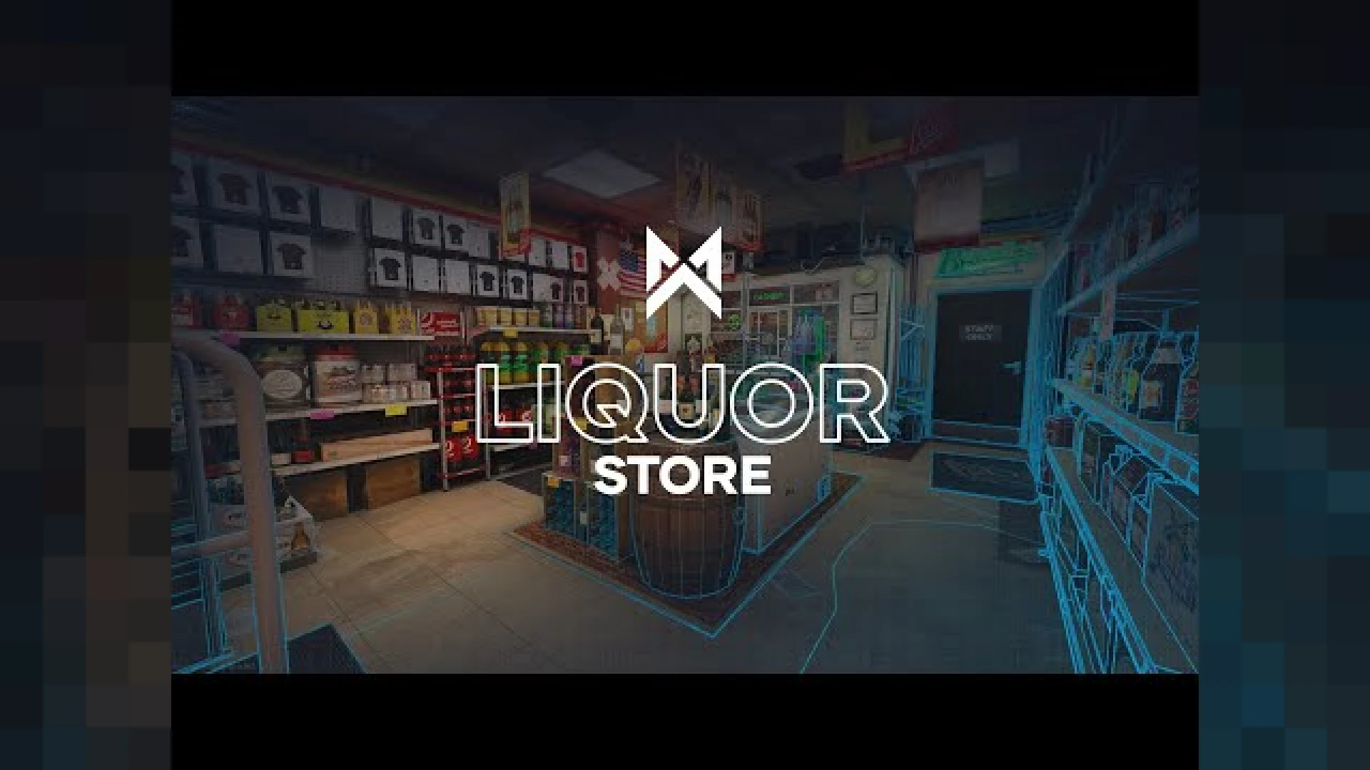 MXC Liquor Store MLO FiveM shop interior with stocked shelves and counter