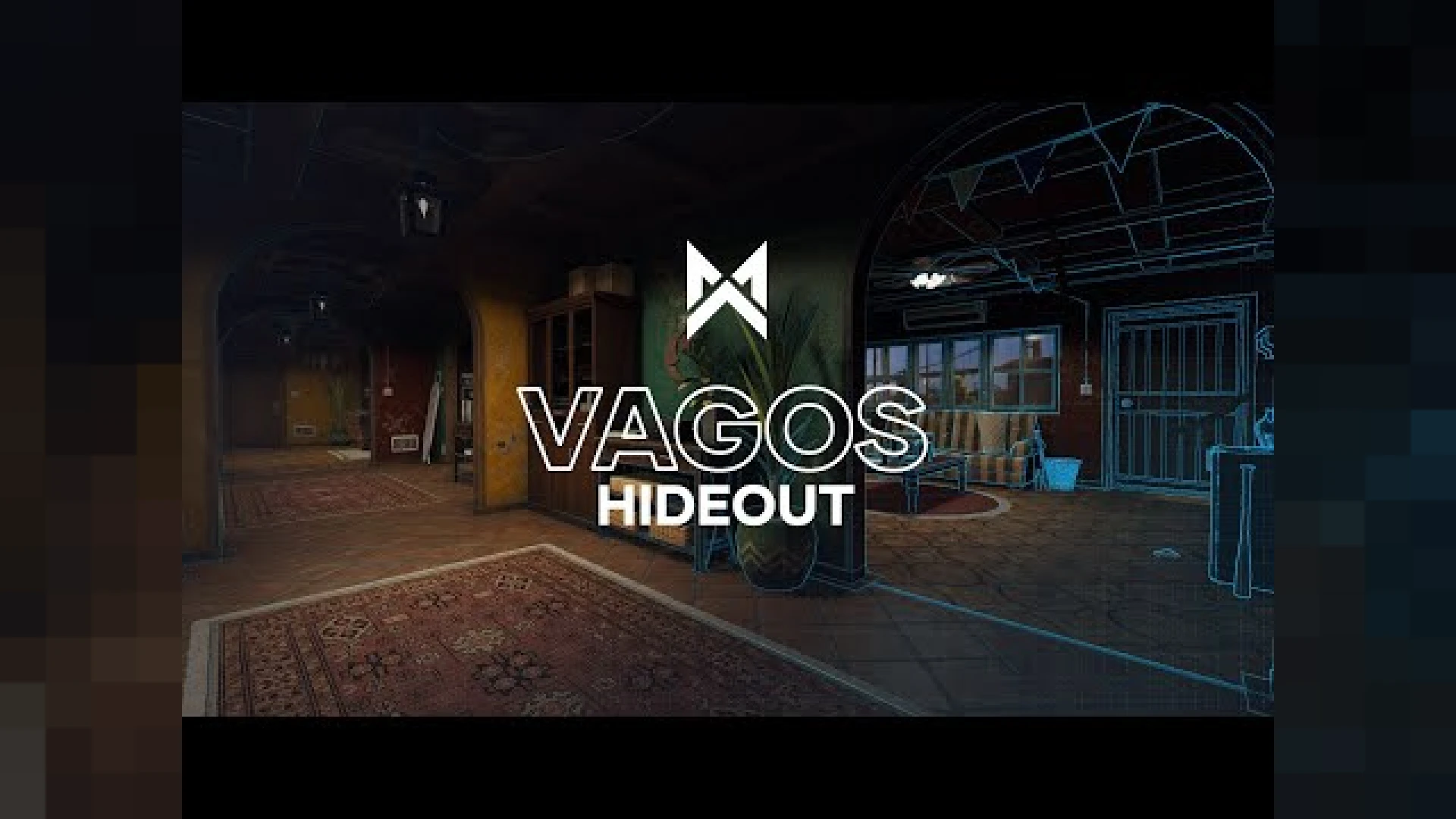 MXC Vagos MLO gang hideout interior with stash rooms in FiveM