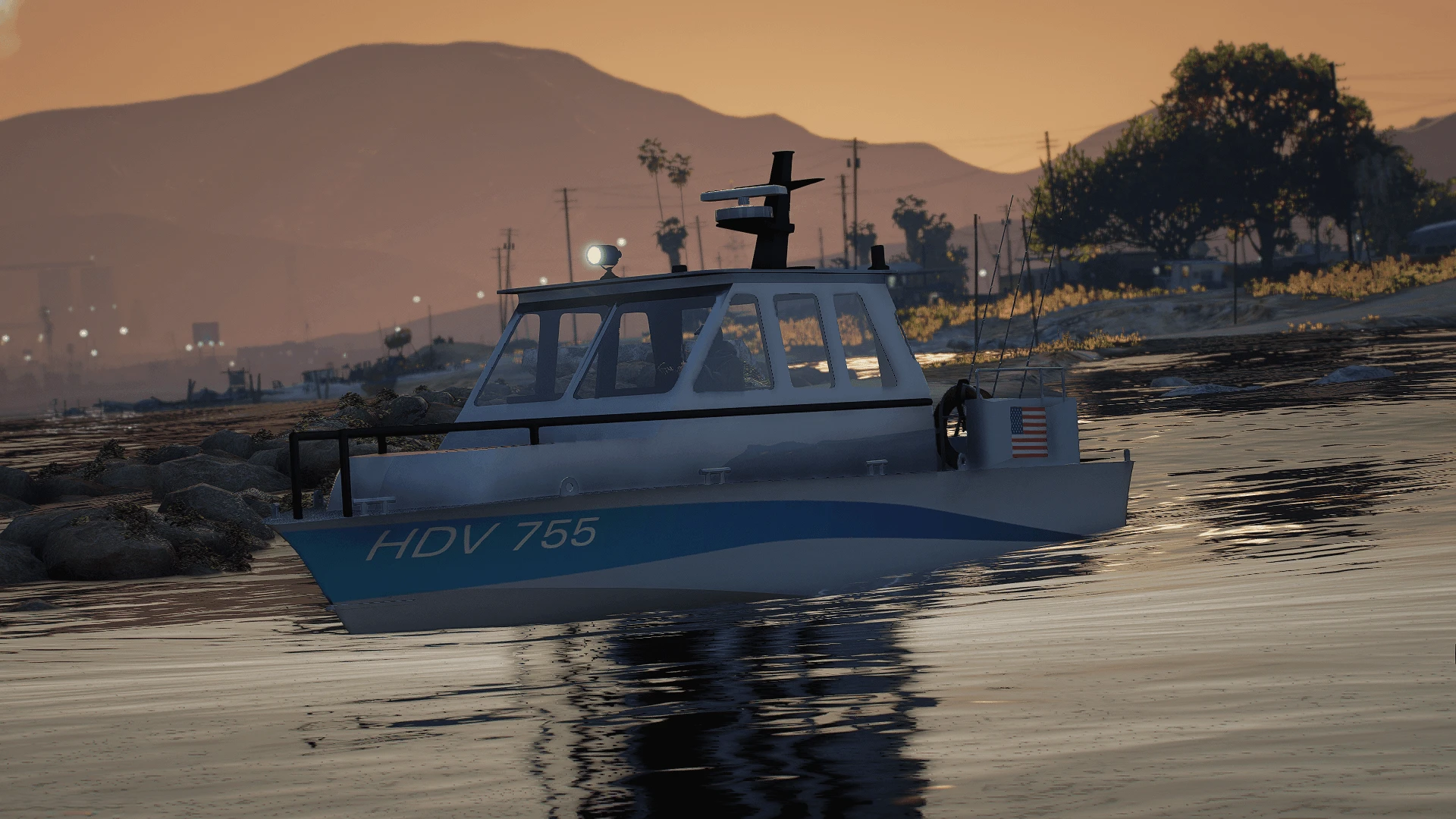 Nagasaki Navigator boat FiveM add-on lore-friendly vessel on the water