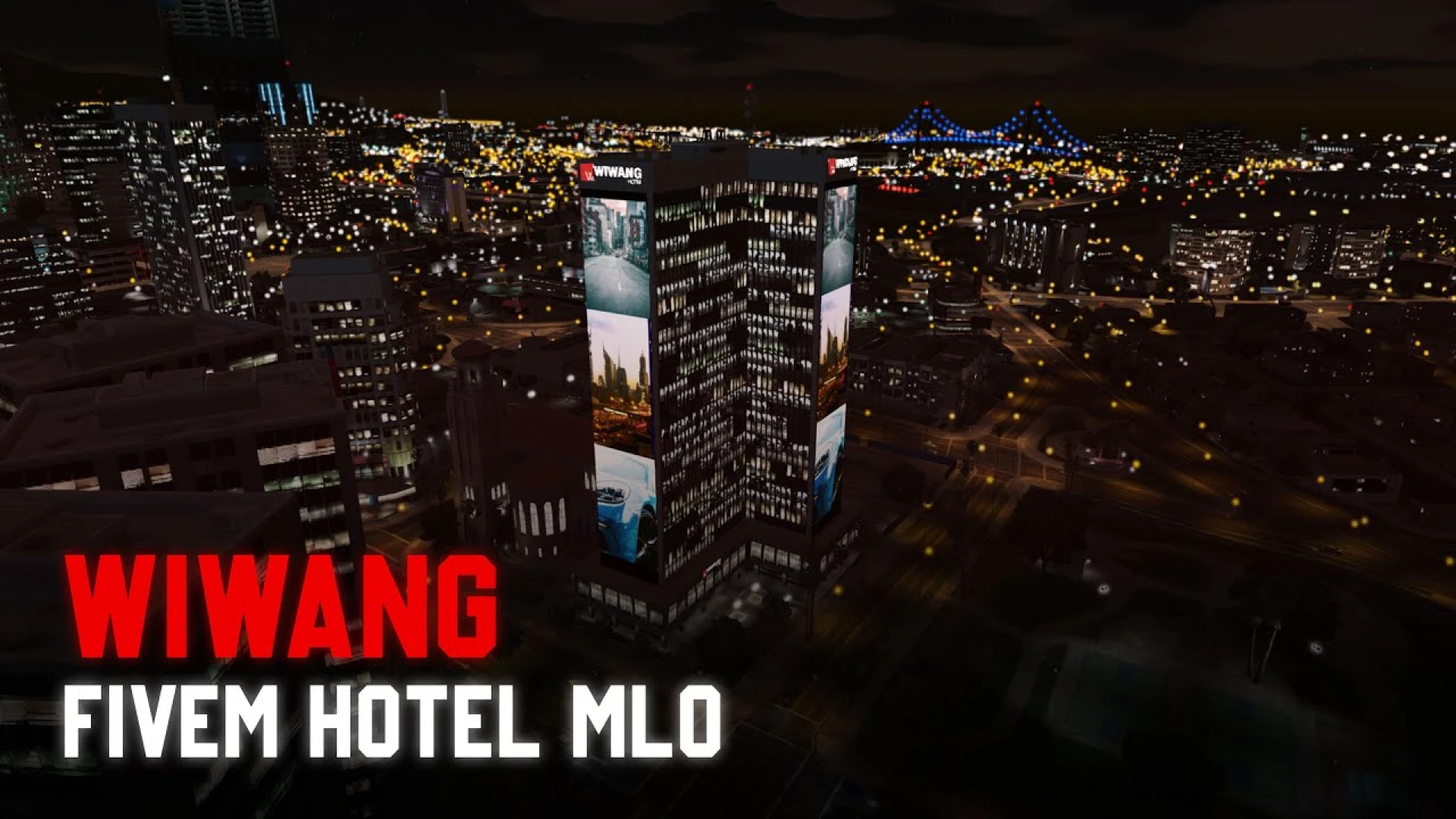 Grand lobby of the Ne Noore Wiwang luxury hotel MLO in FiveM